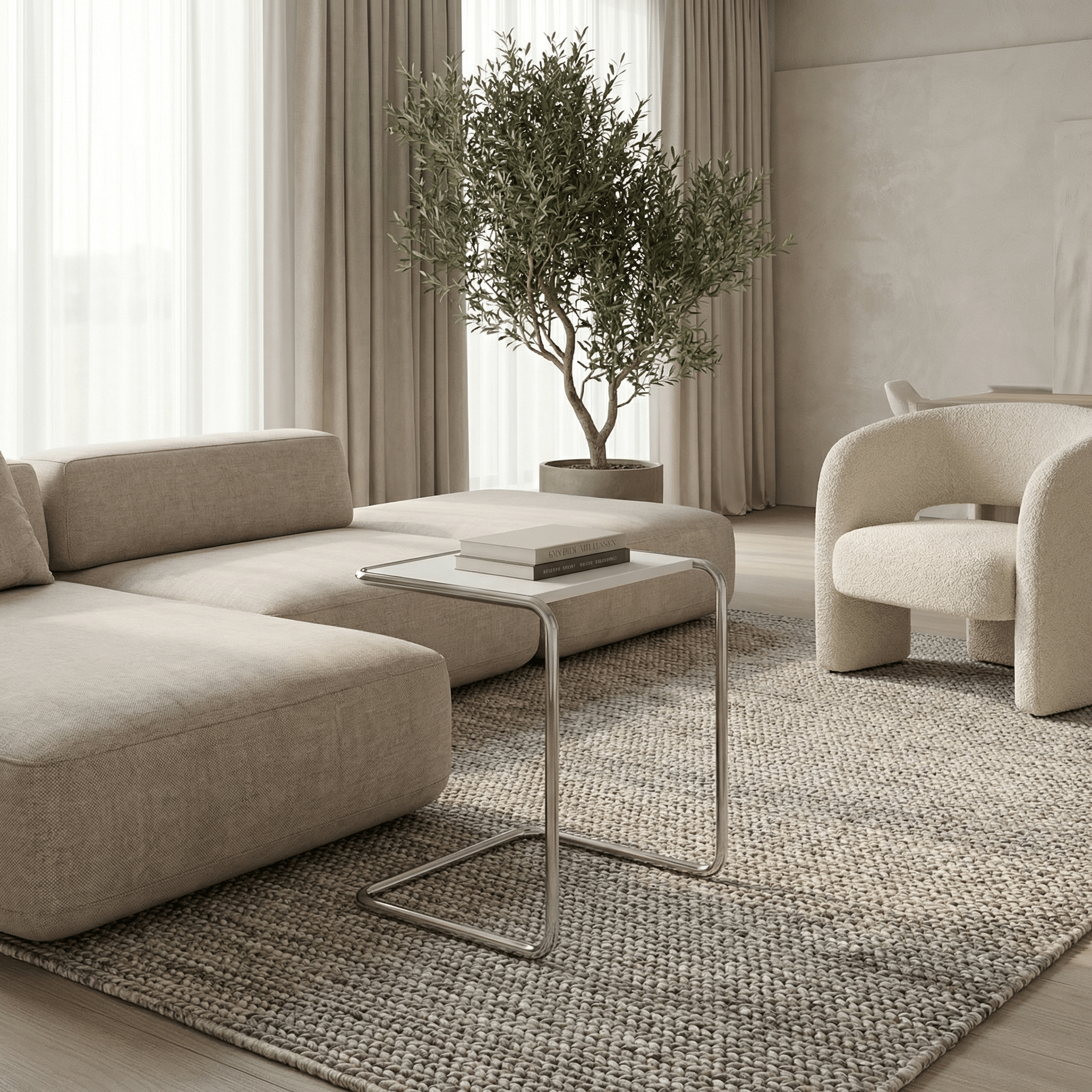 Acier Chic Coffee Table - Artspire Home