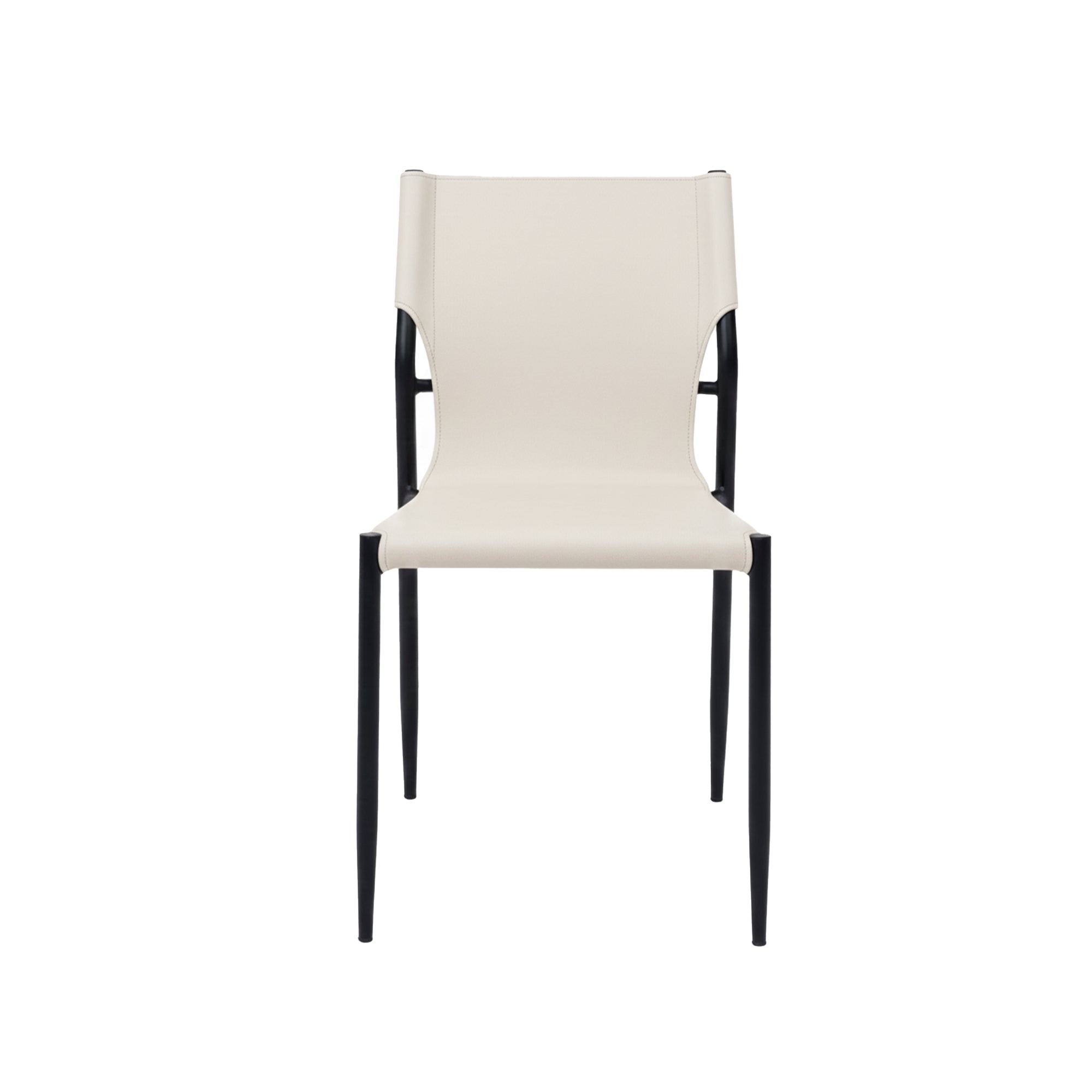Amir Saddle Leather Chair - Saddle Dining Chair - Artspire Home