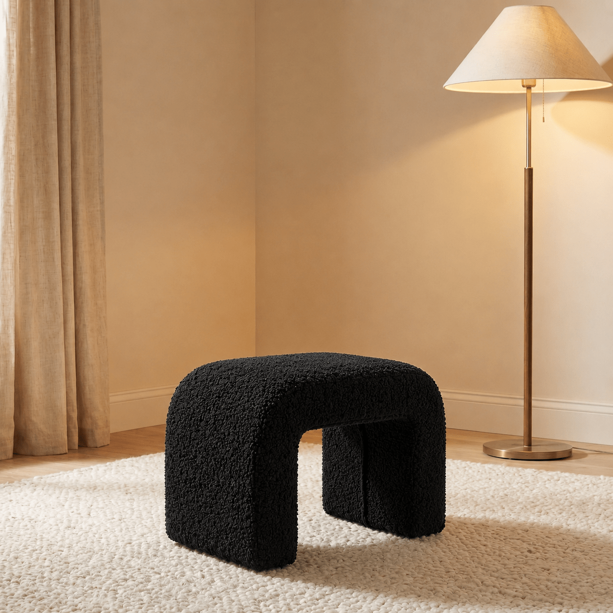 Archie Ottoman - Small - Artspire Home
