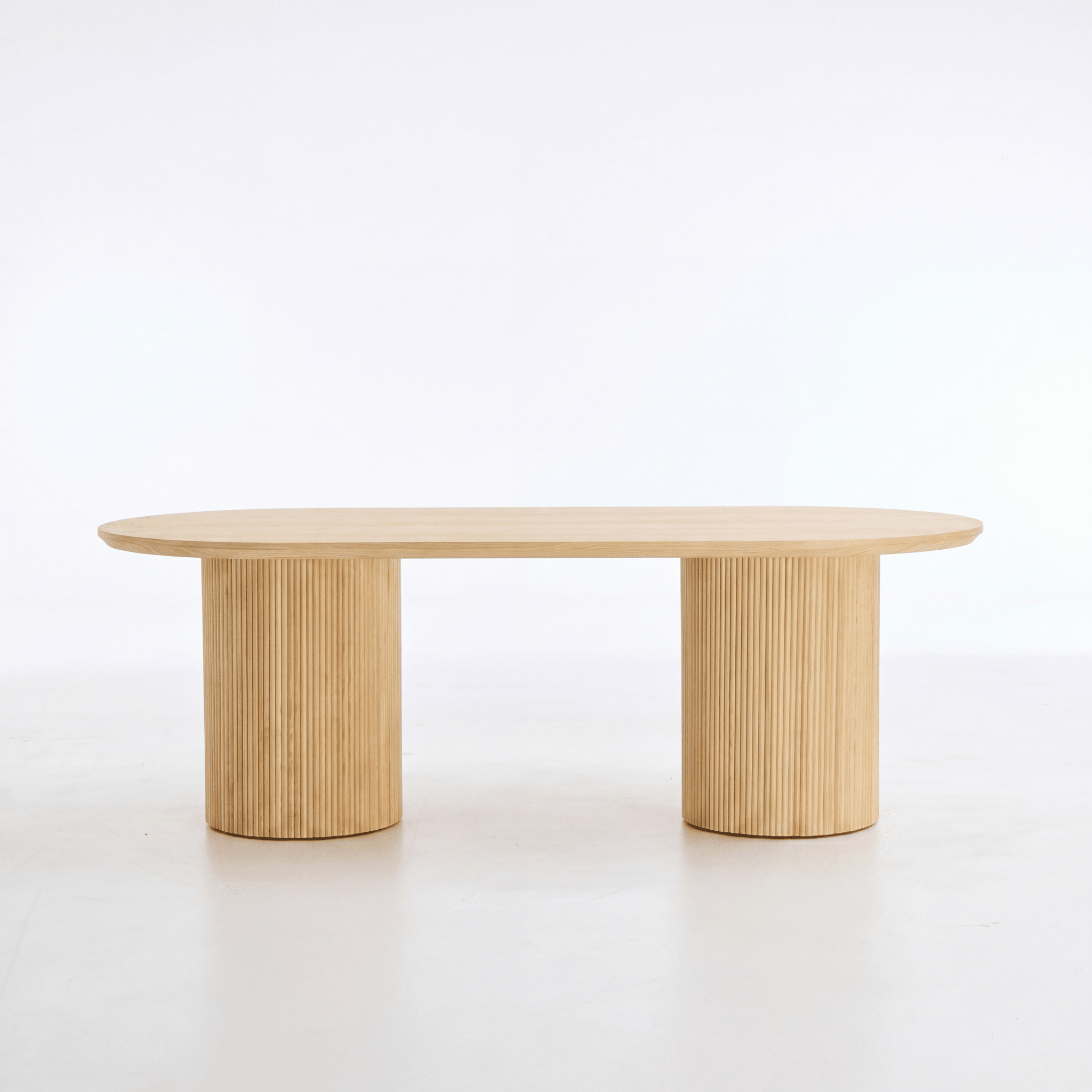 Auvindra Oval Timber Dining Table - Artspire Home