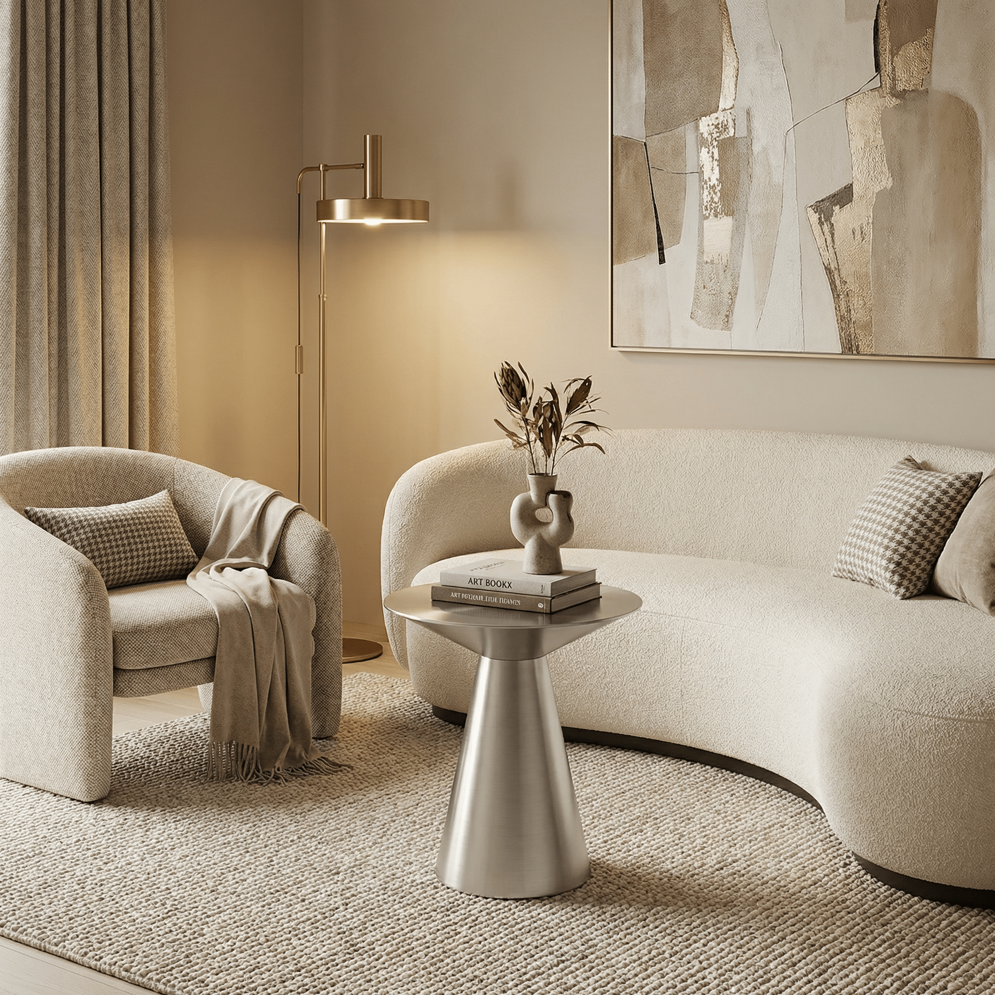 Chic Steel Table - Artspire Home