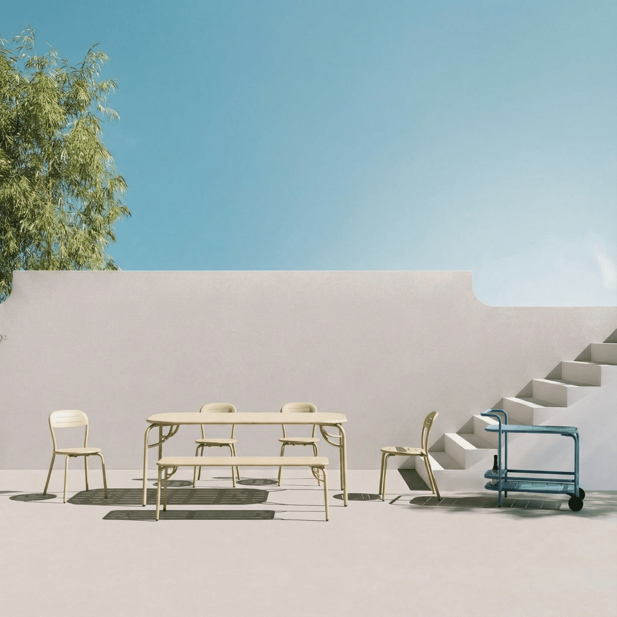 Coastal Breeze Bench - Artspire Home