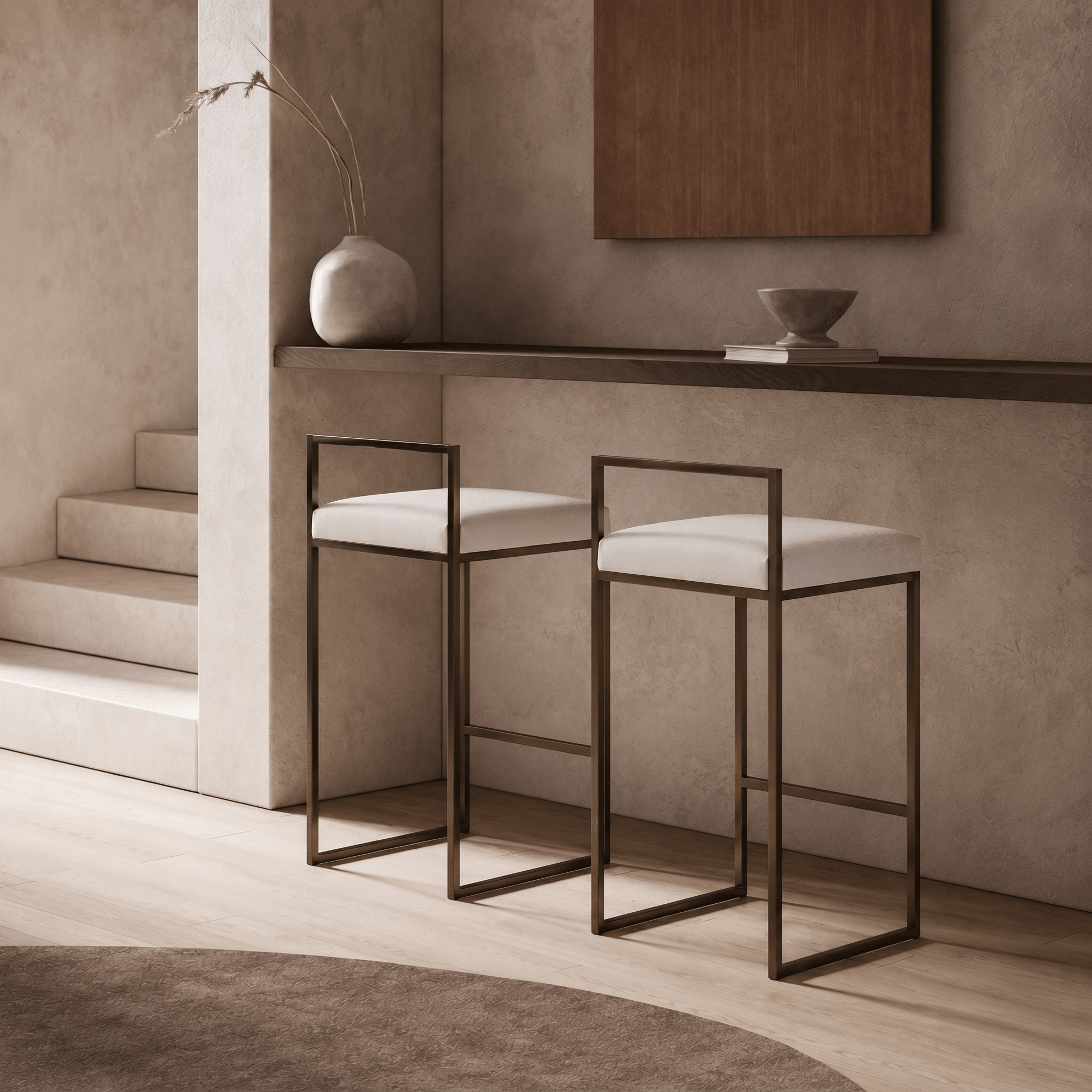 Compas Bar Stool - Artspire Home