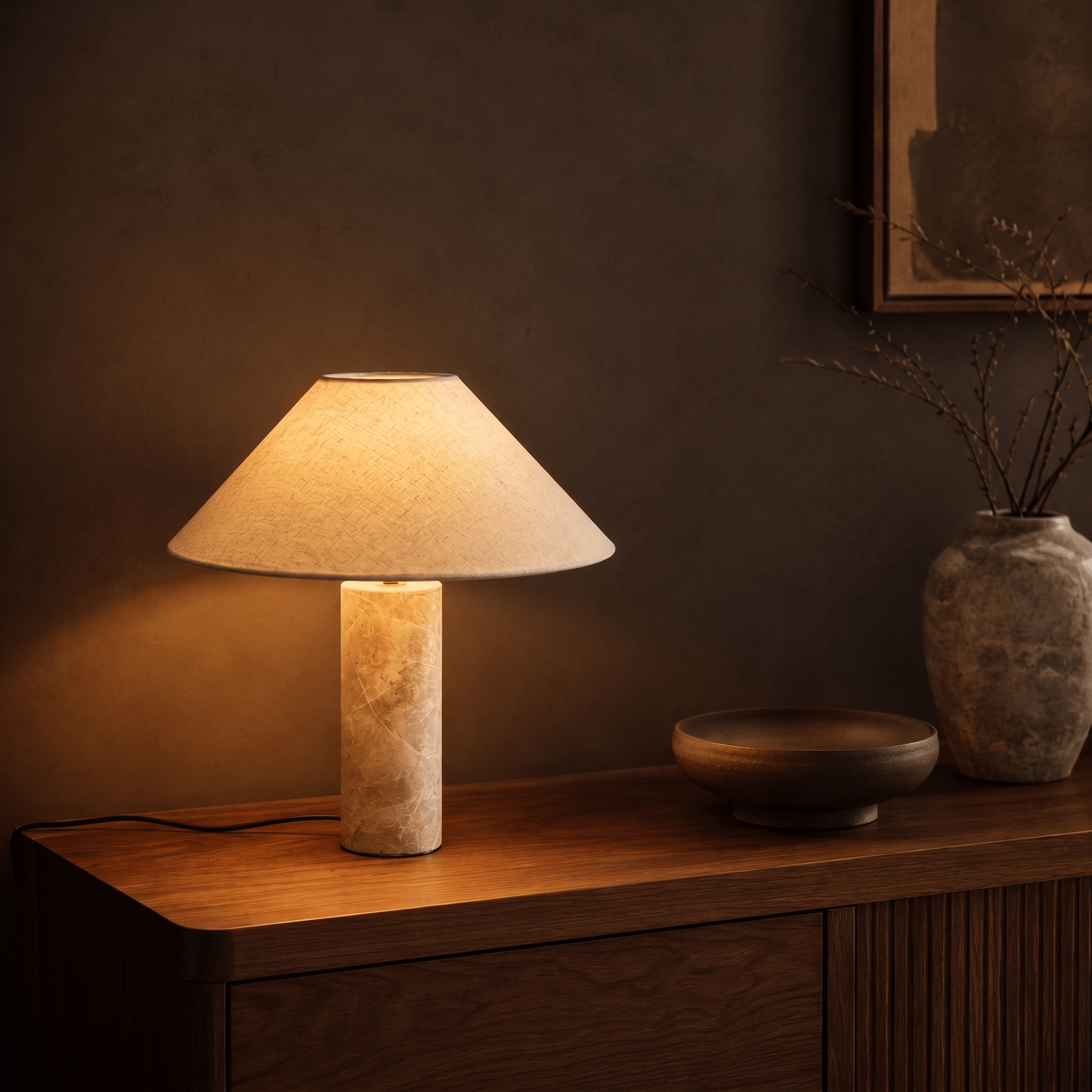 Dune Stone Table Lamp - Artspire Home
