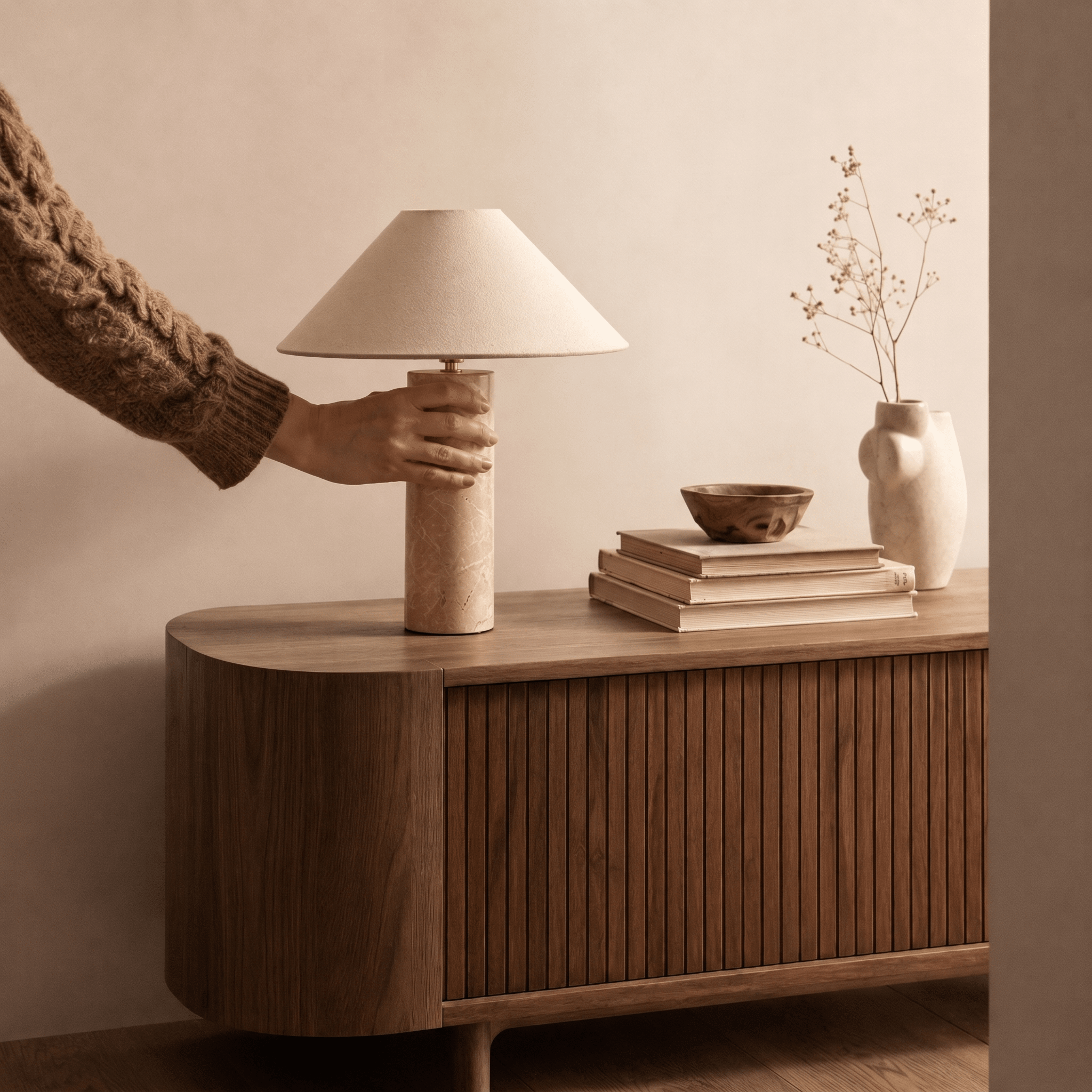Dune Stone Table Lamp - Artspire Home