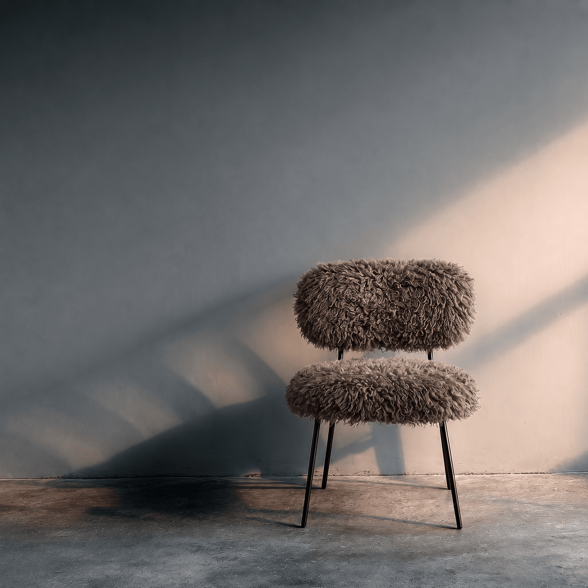Dusk Shearling Chair - Artspire Home