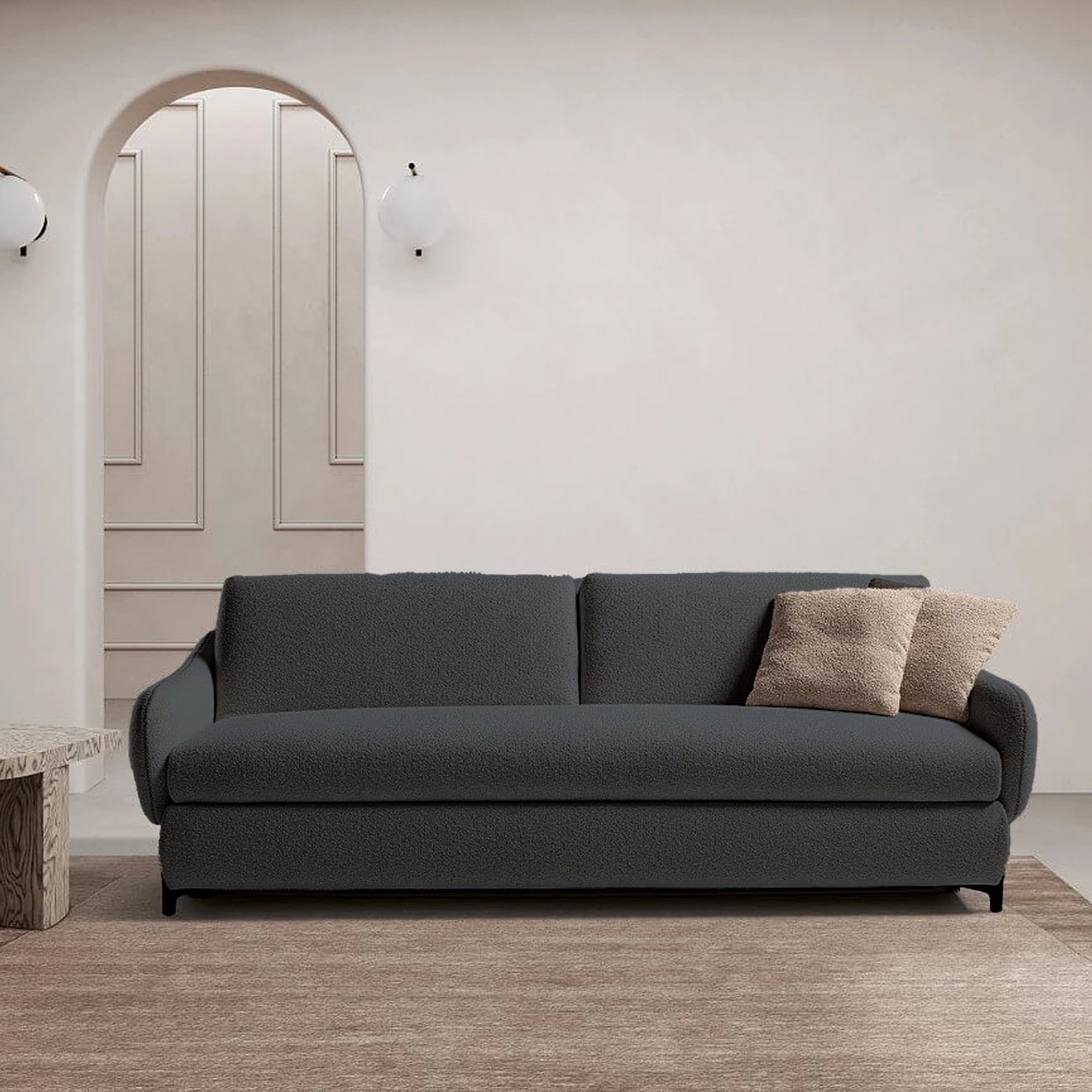 Eden Charcoal Sofa - Artspire Home