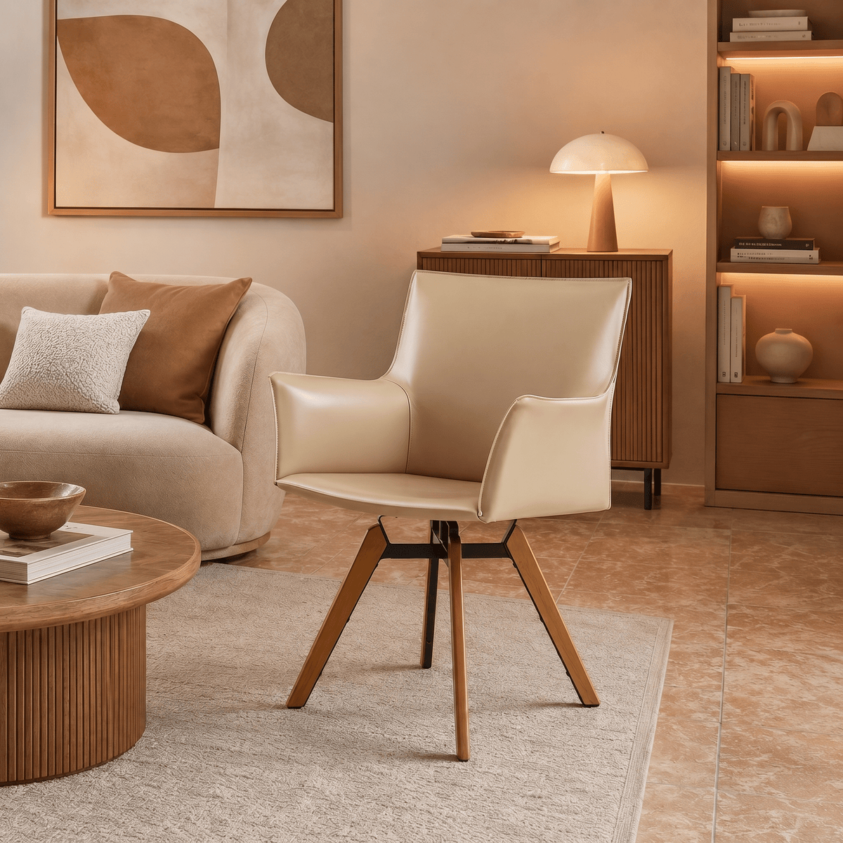 Élite Leather Chair - Artspire Home