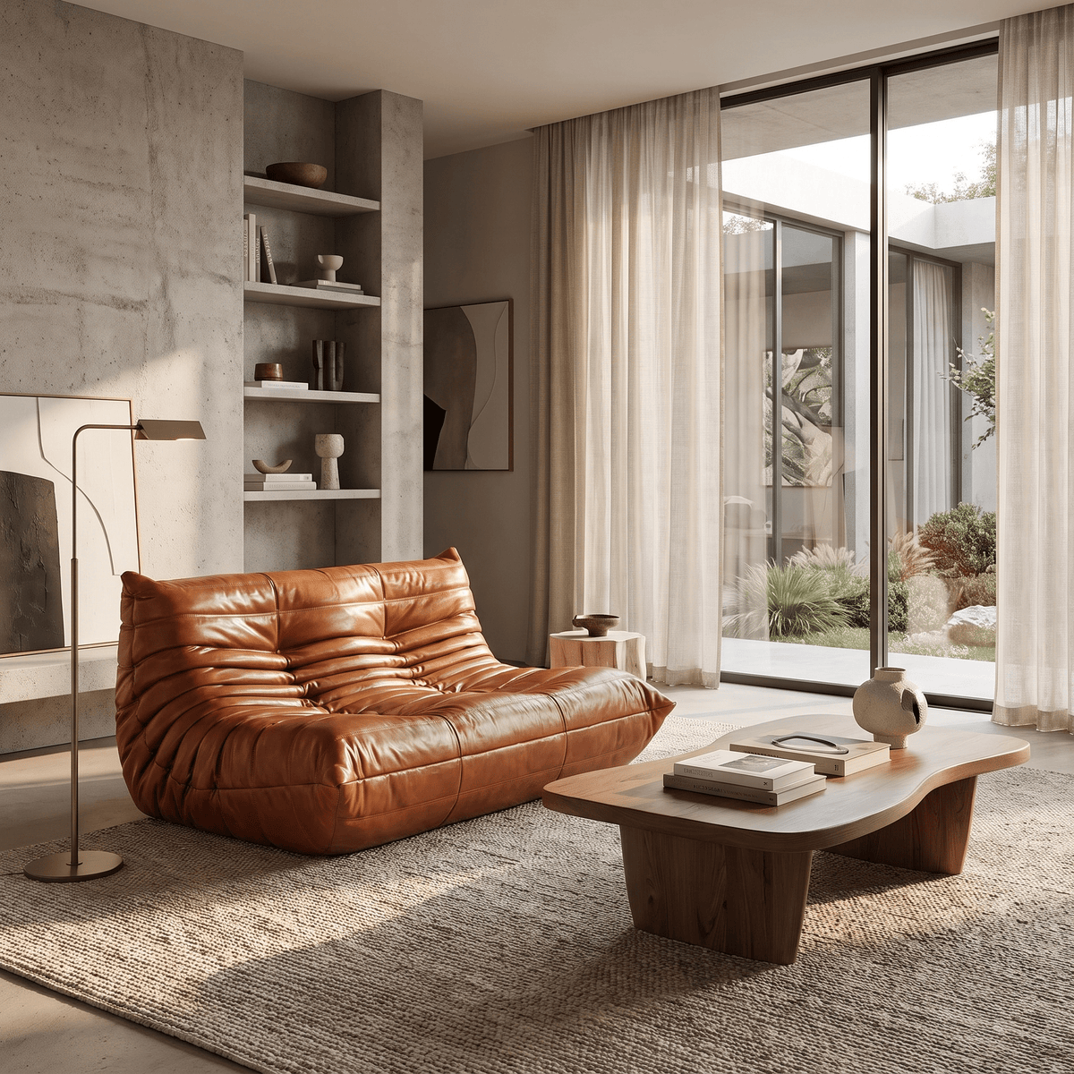 Fireside Sofa Genuine Leather - Artspire Home