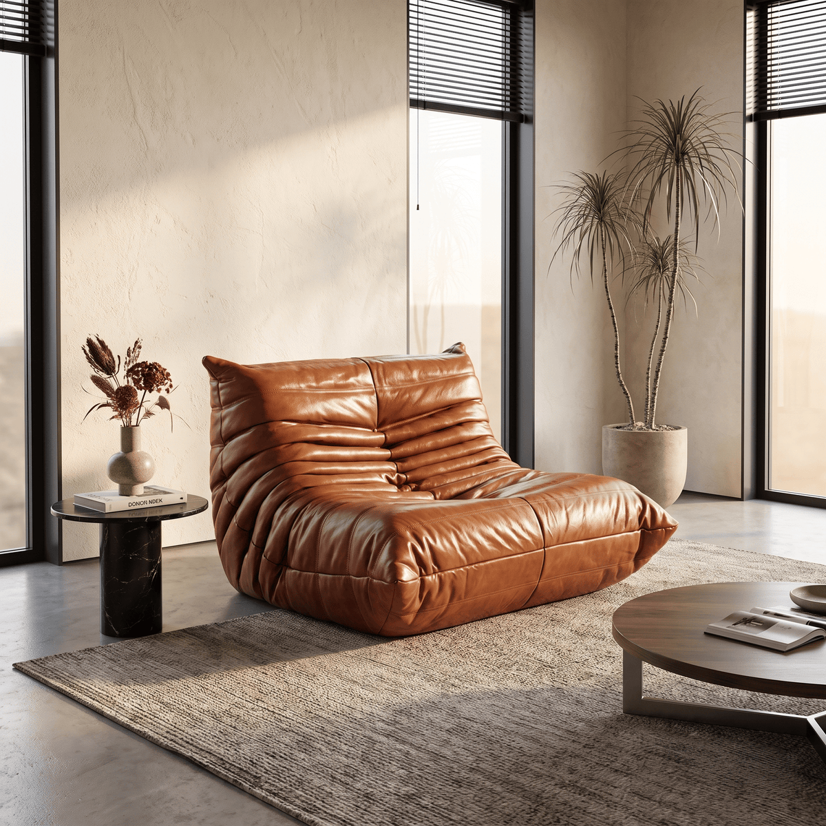 Fireside Sofa Genuine Leather - Artspire Home