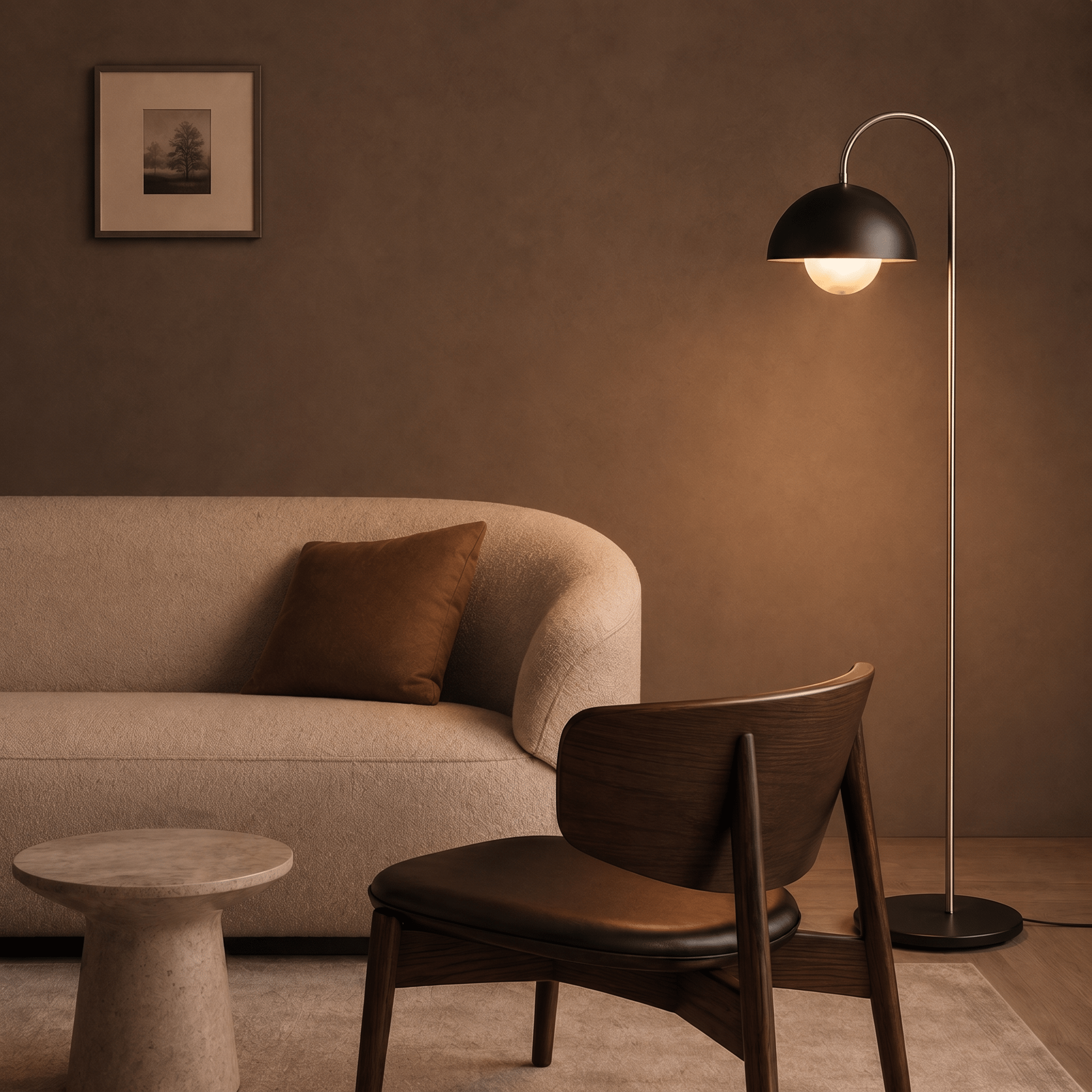 Noctra Arc Bloom Floor Lamp - Artspire Home