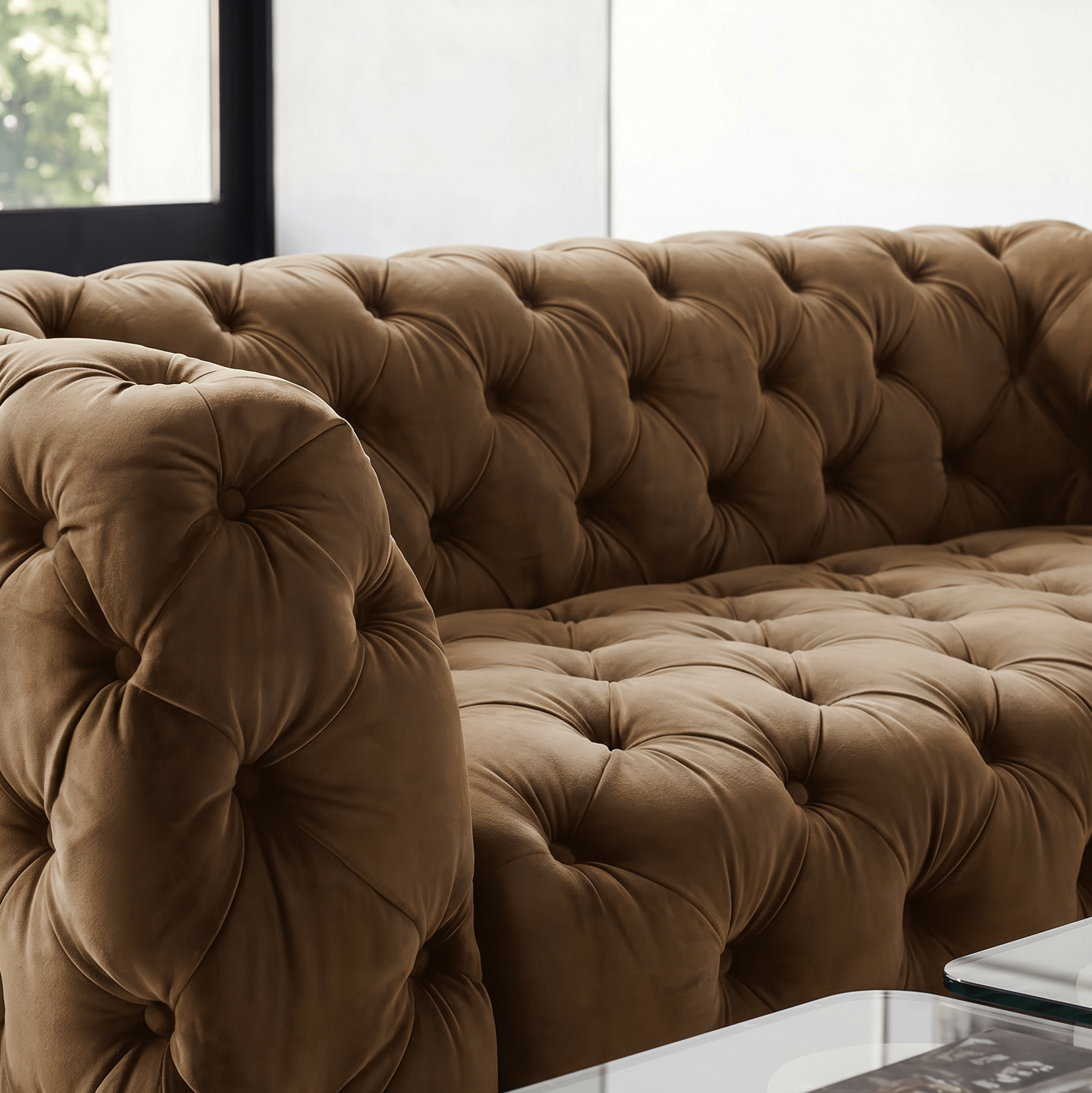 Oxford Sofa - Contemporary Button Sofa - Artspire Home