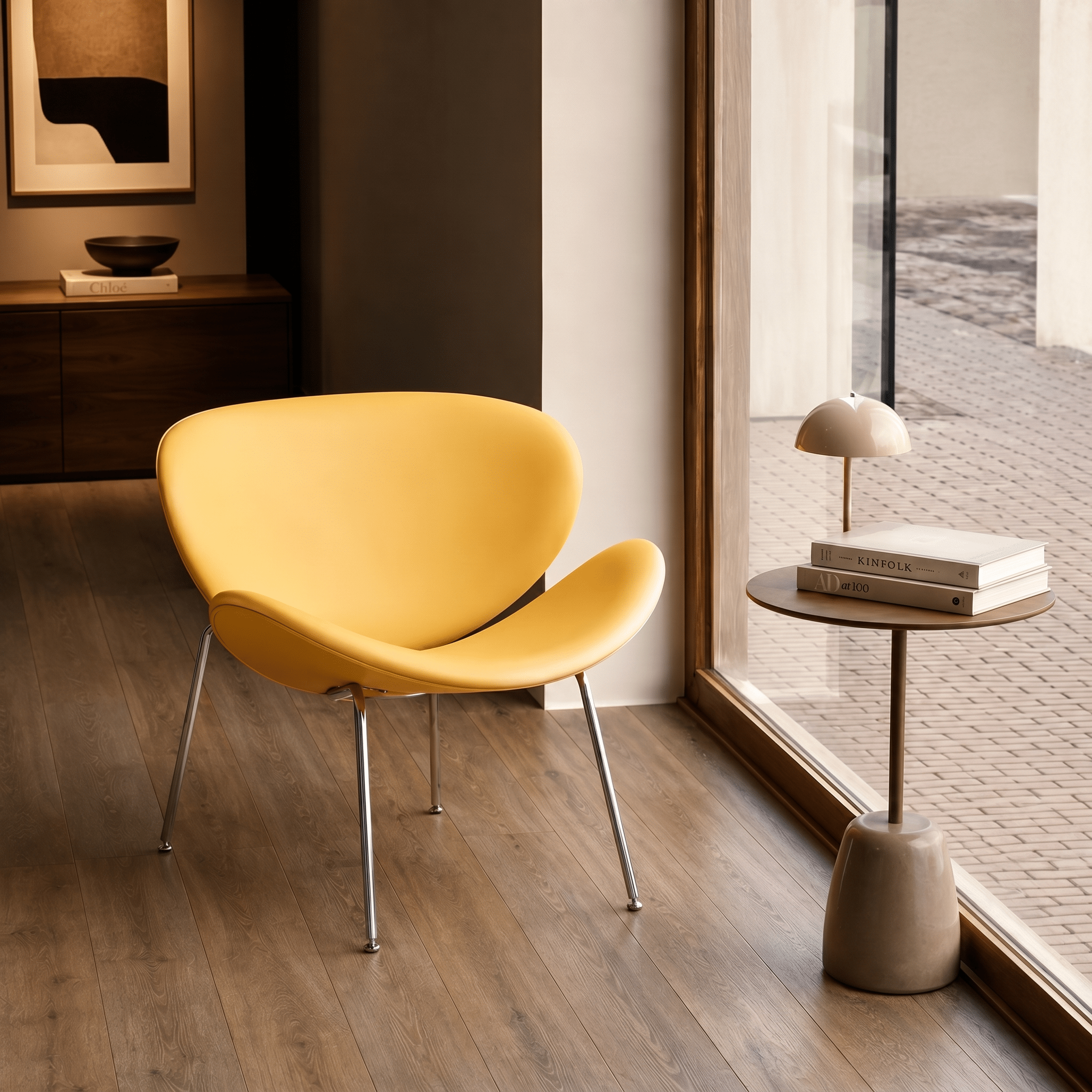 Petal Leather Chair - Artspire Home