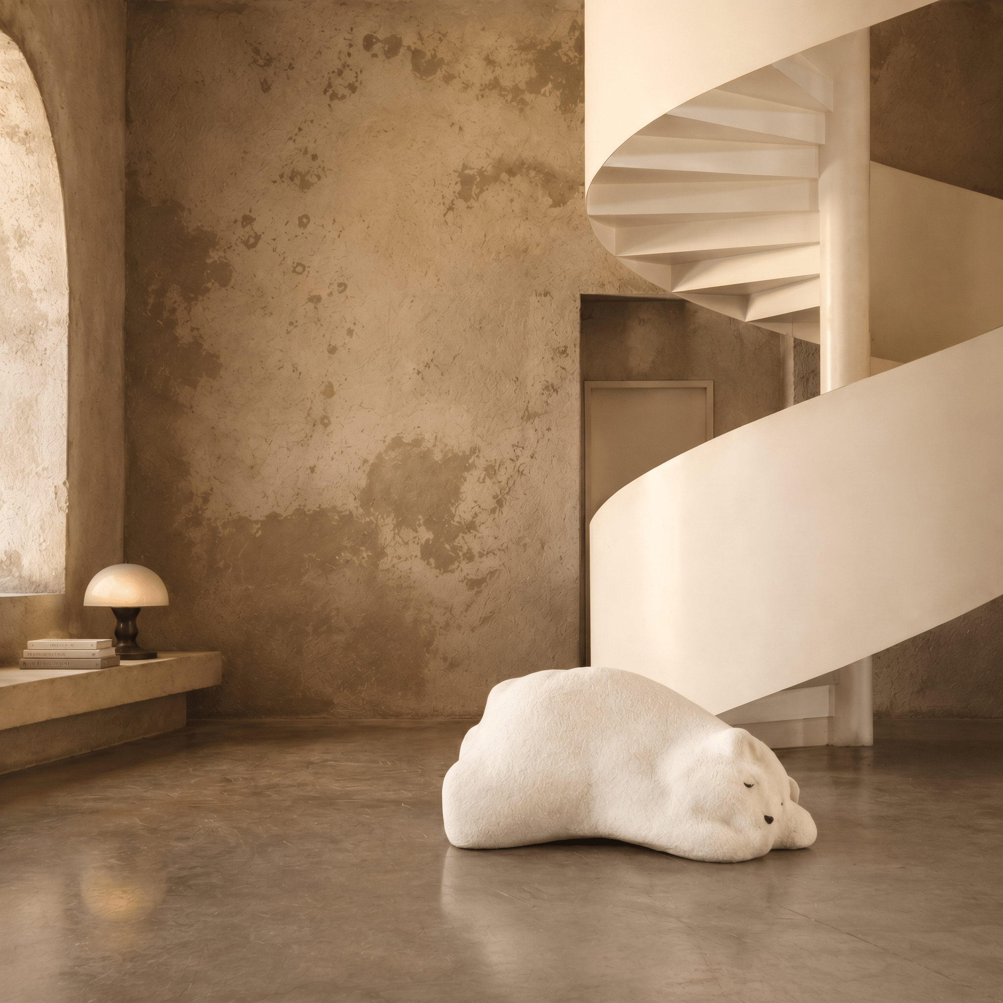 Polar Bear Stool - Artspire Home