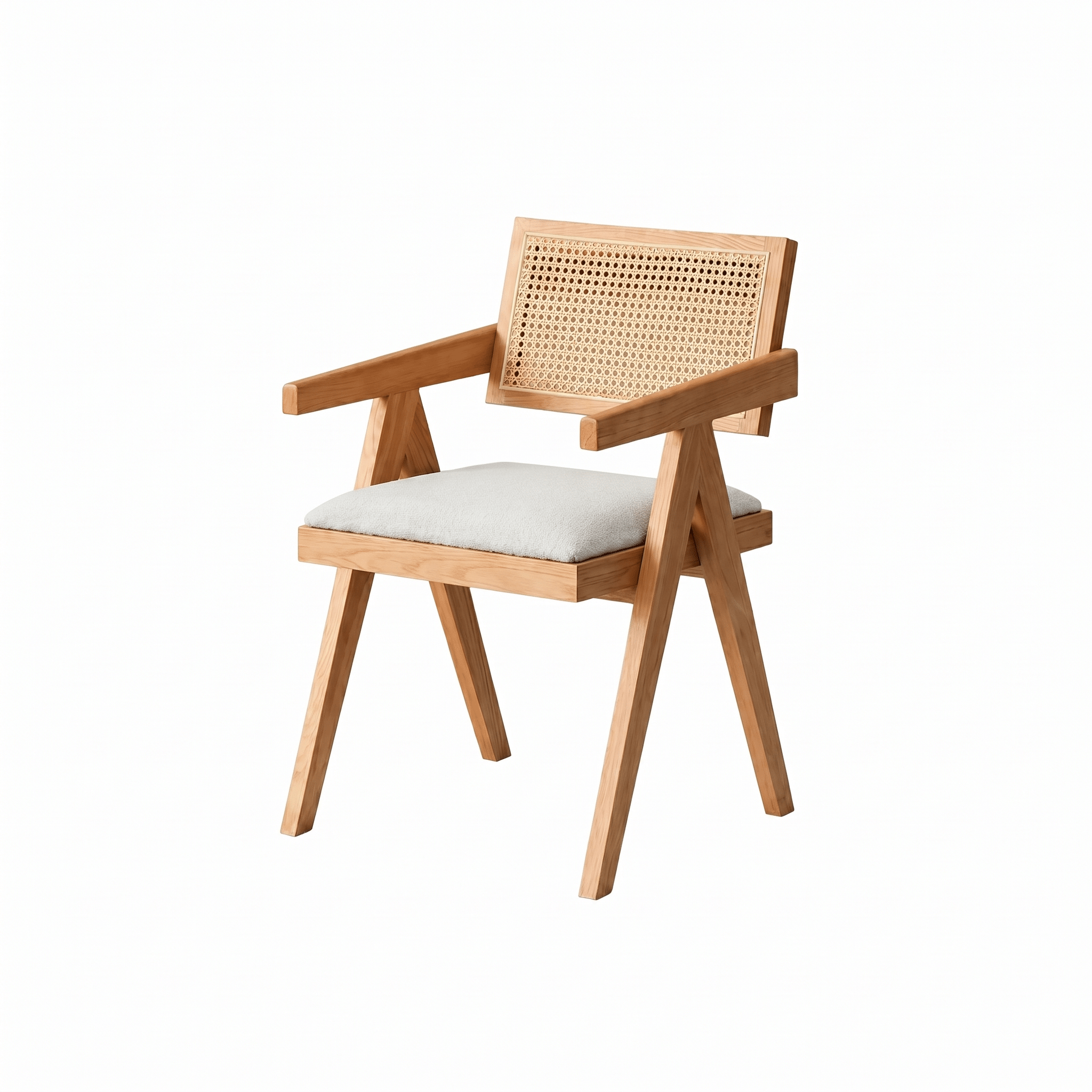 Rattan Chair With Armrests - Artspire Home