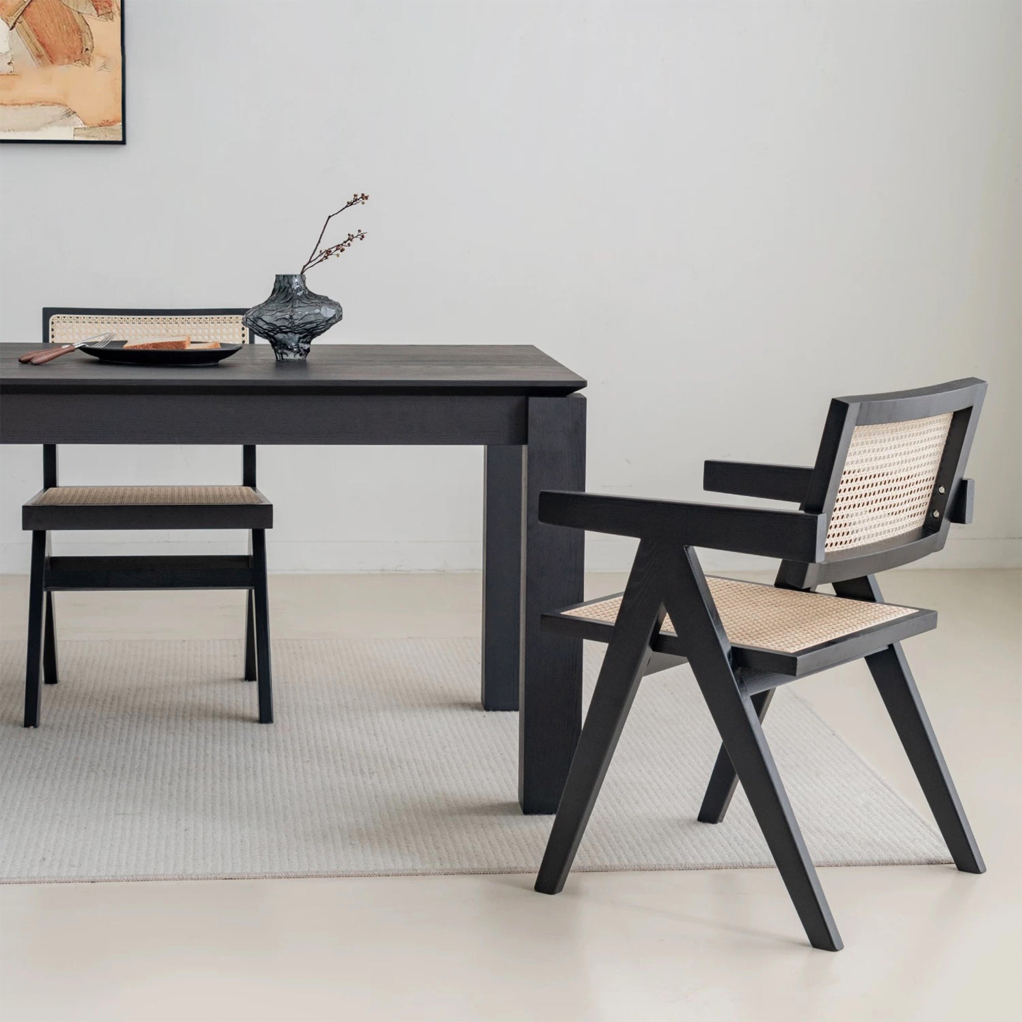 Rattan Chair With Armrests - Artspire Home