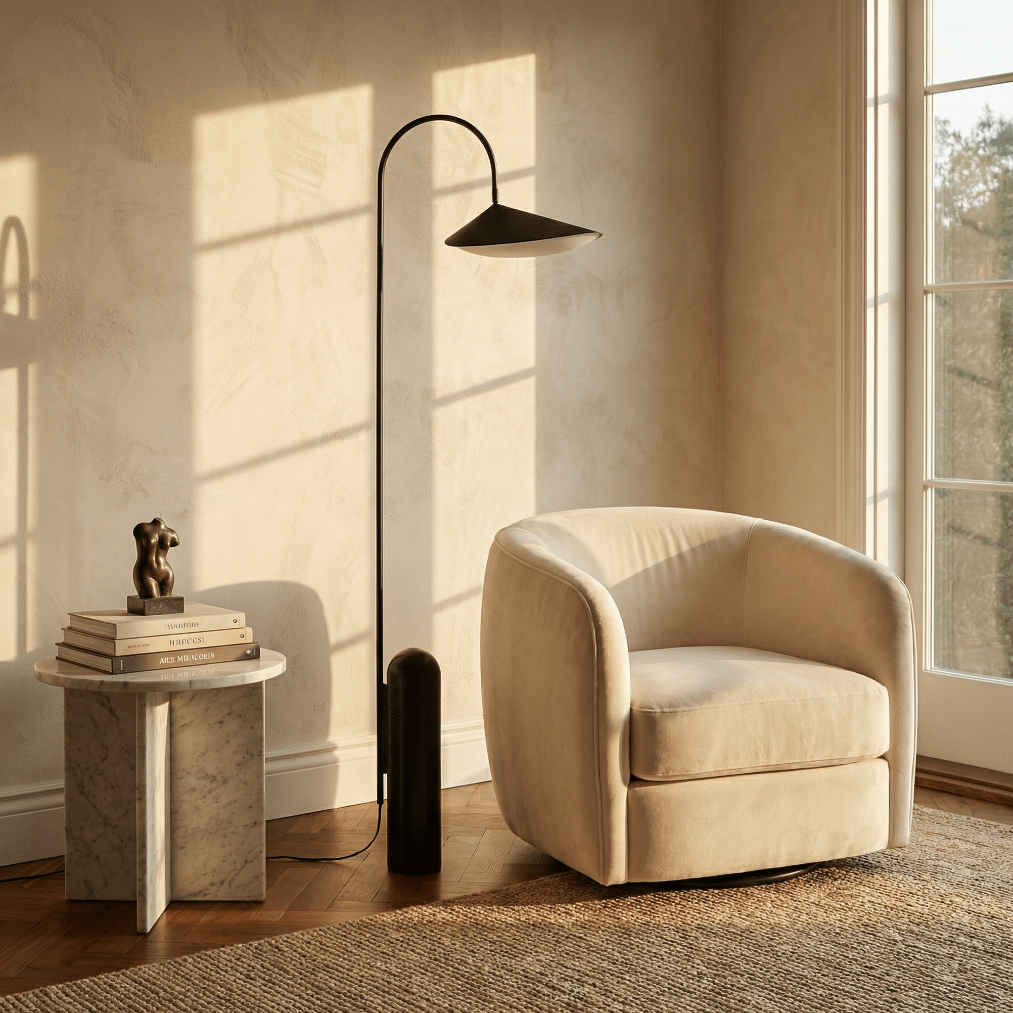 Sail Arc Floor Lamp - Artspire Home