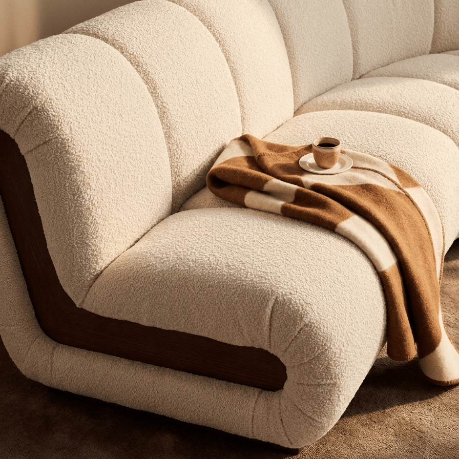 Sculptura Curved Corner Sofa - Artspire Home