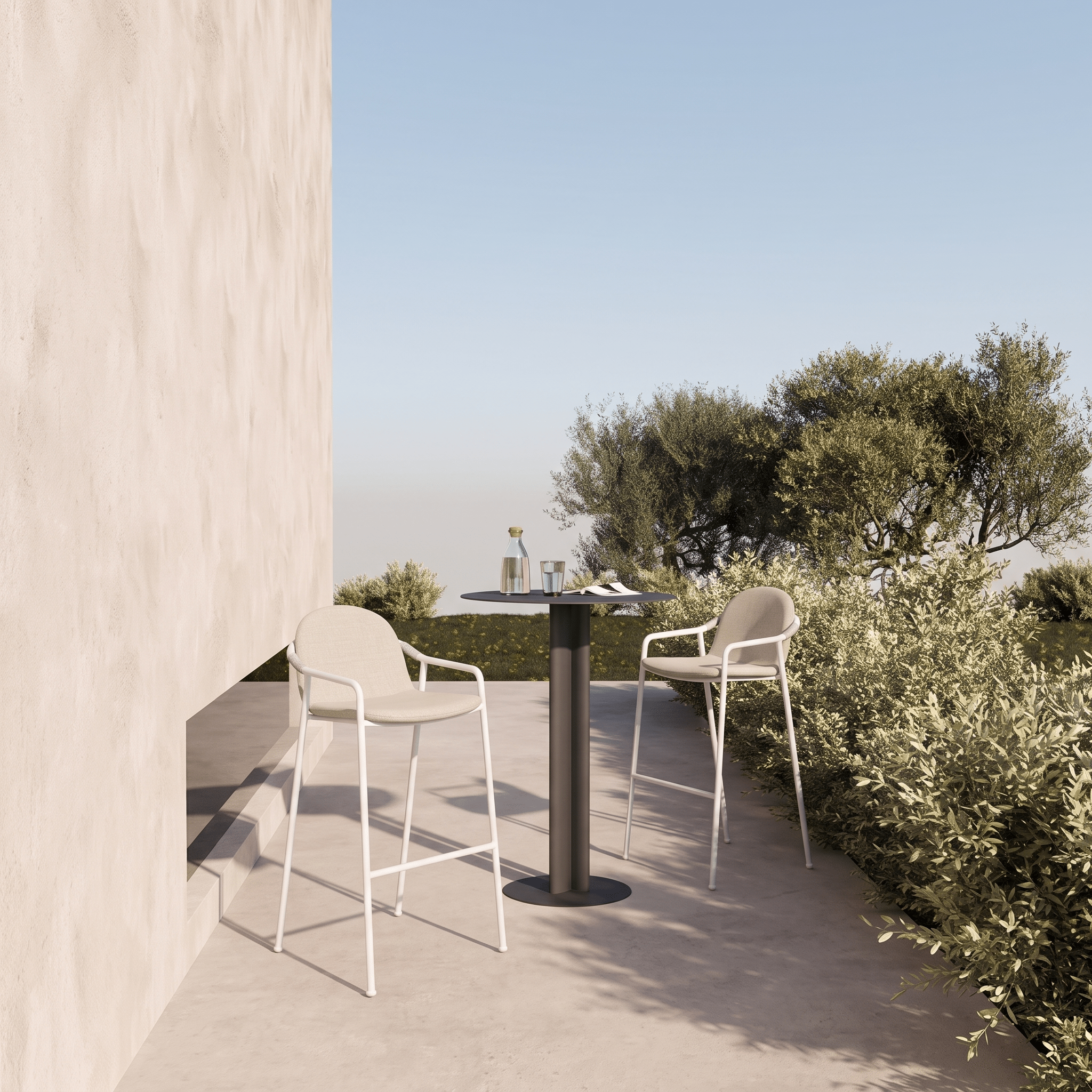 Seascape Patio Outdoor Bar Chair - Artspire Home