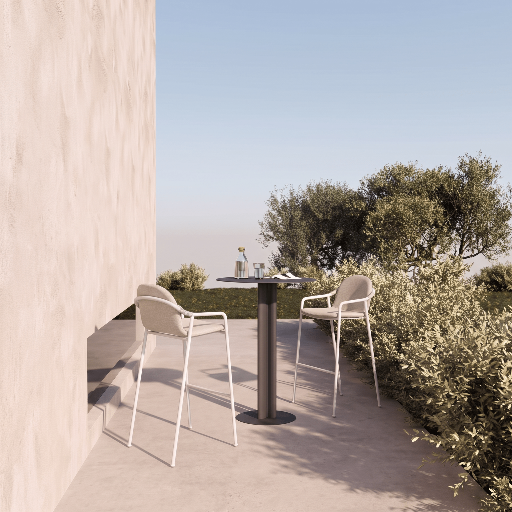 Seascape Patio Outdoor Bar Chair - Artspire Home