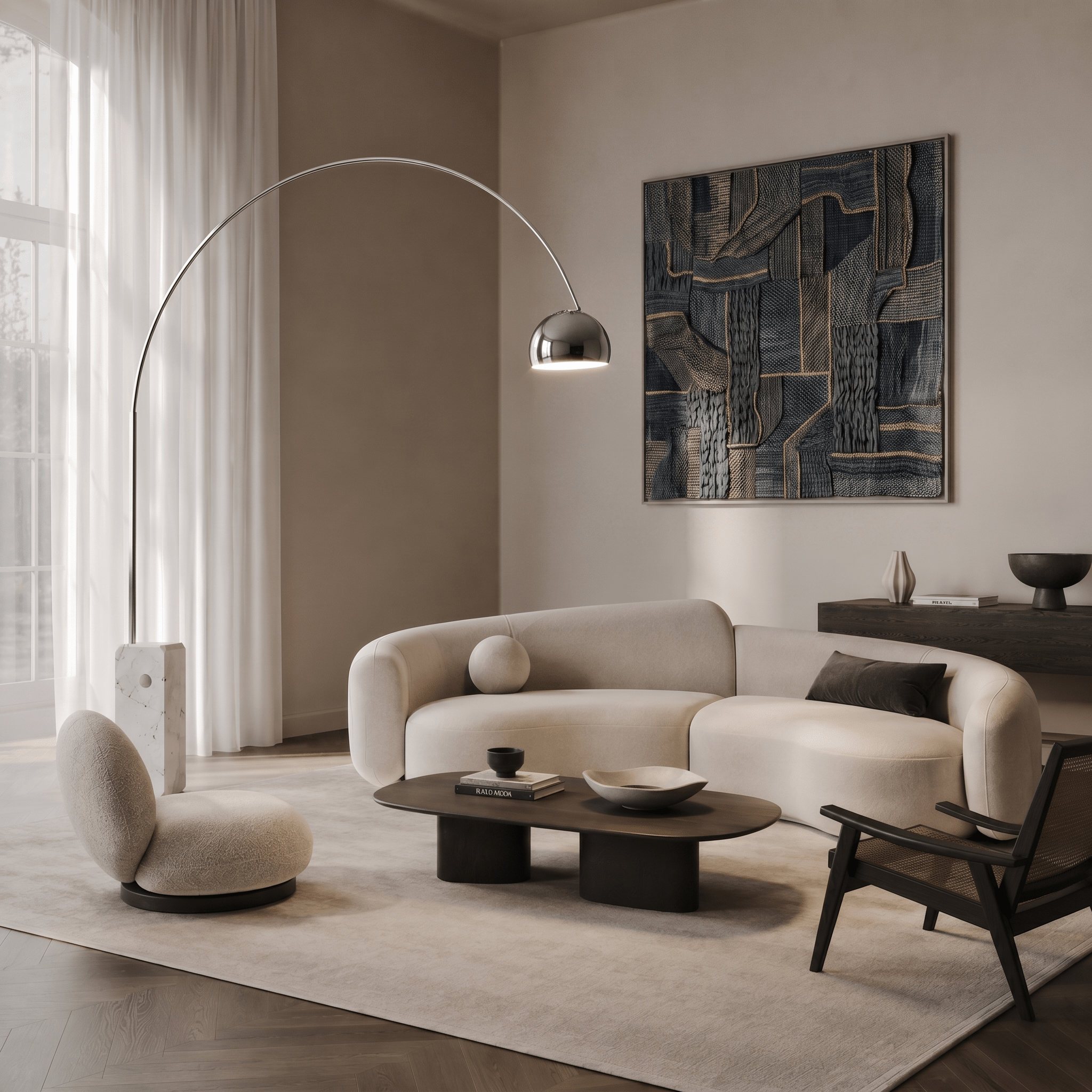 Steel Droop Floor Lamp - Artspire Home