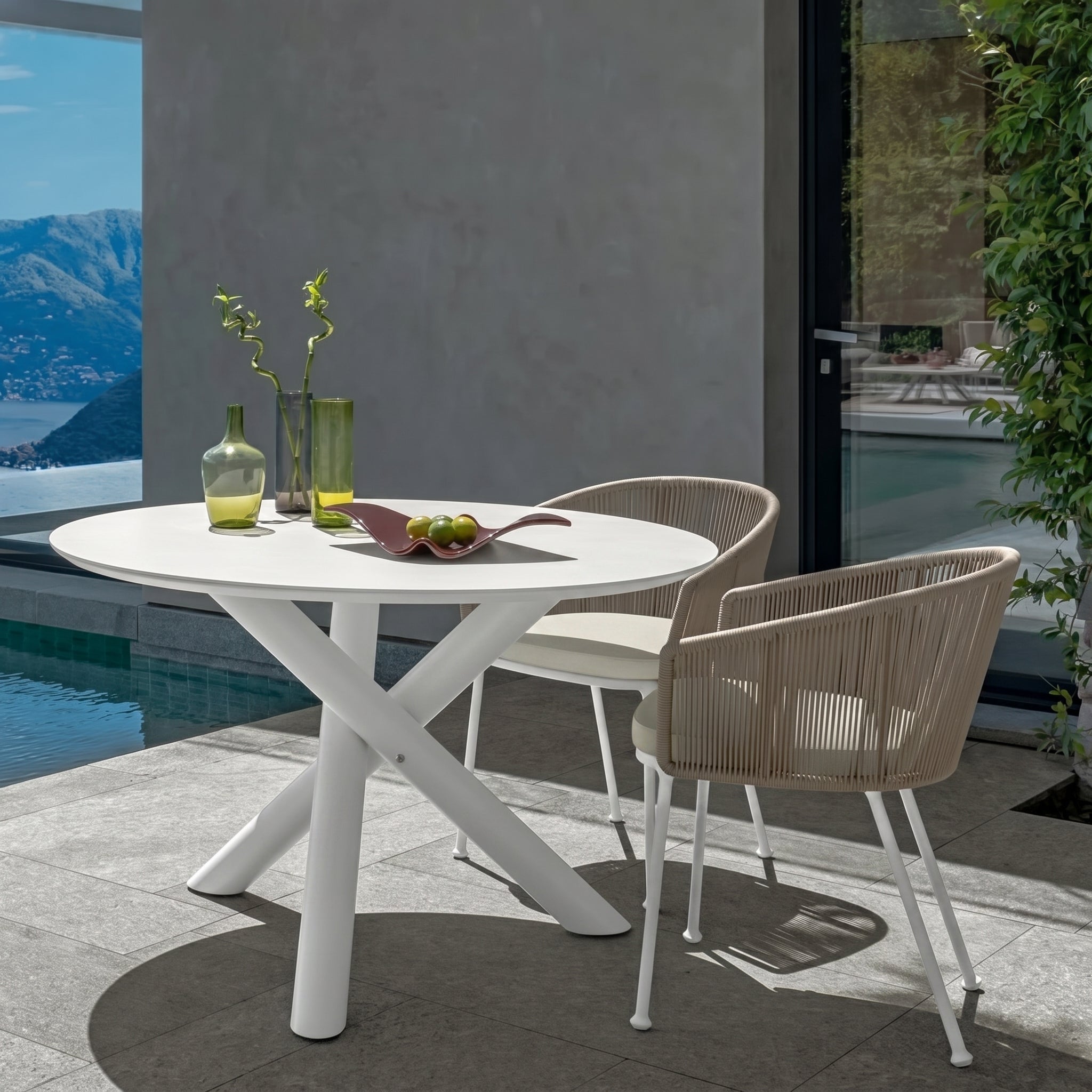 Twist Modern Outdoor Dining Table - Artspire Home