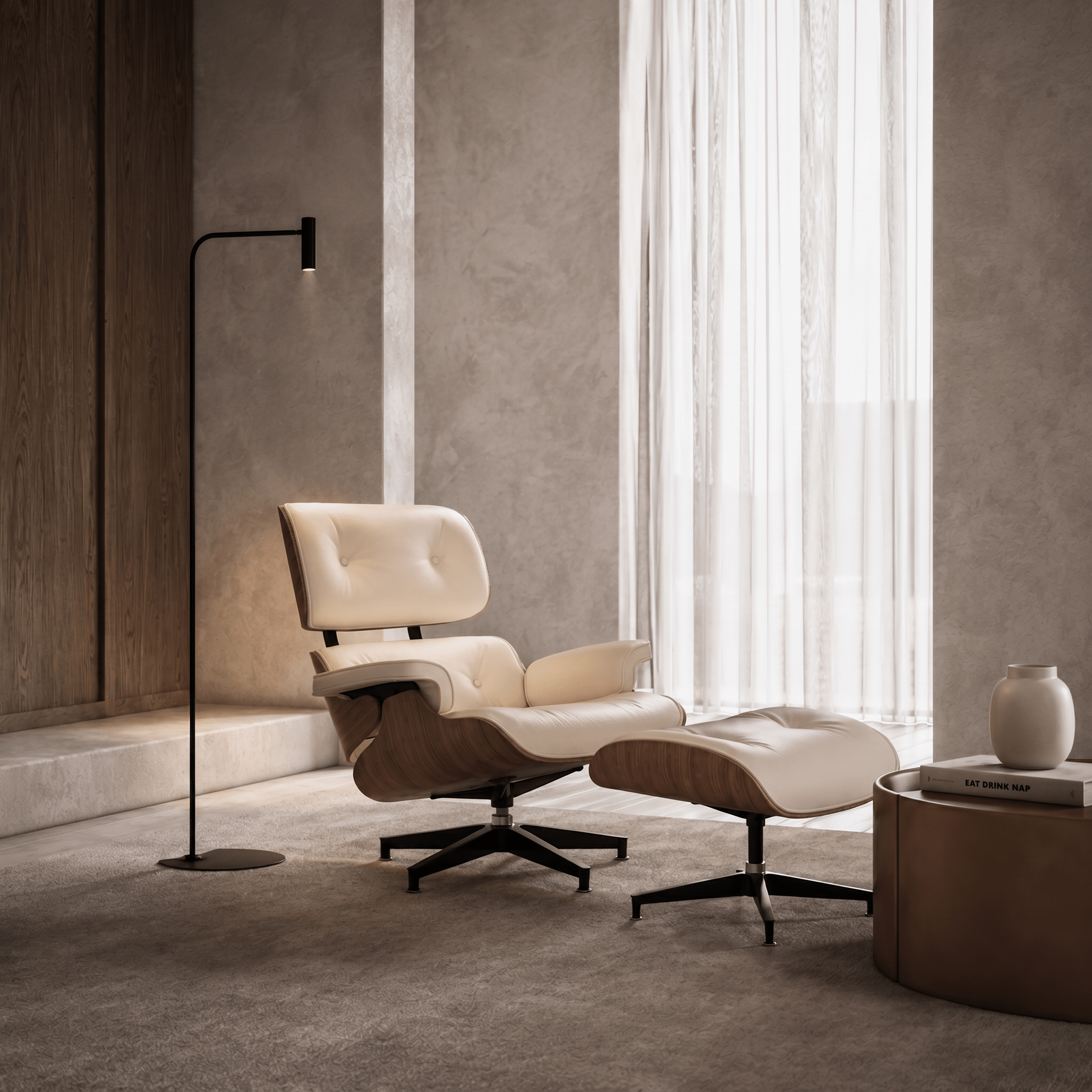 Visionary Chair and Ottoman - Artspire Home
