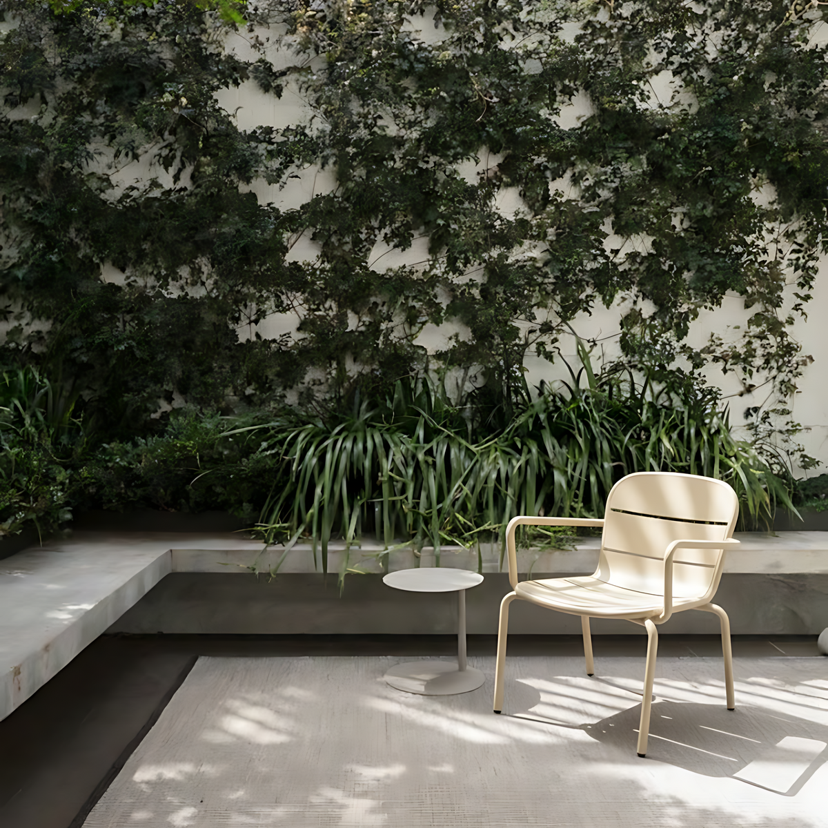 Coastal Breeze Lounge Chair — The Coastal Breeze Outdoor Lounge Chair is a powder-coated aluminium chair desig (view 7)
