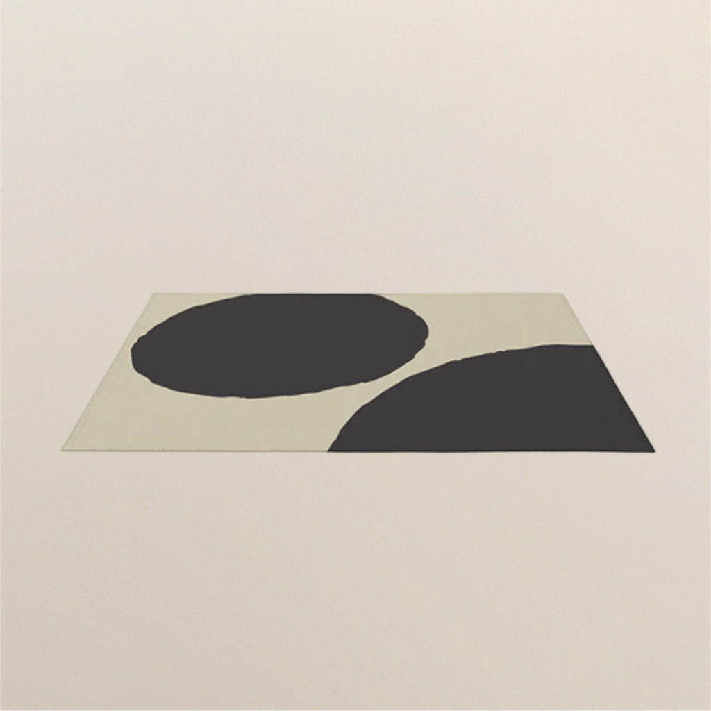 Modern Abstract Oval Rug