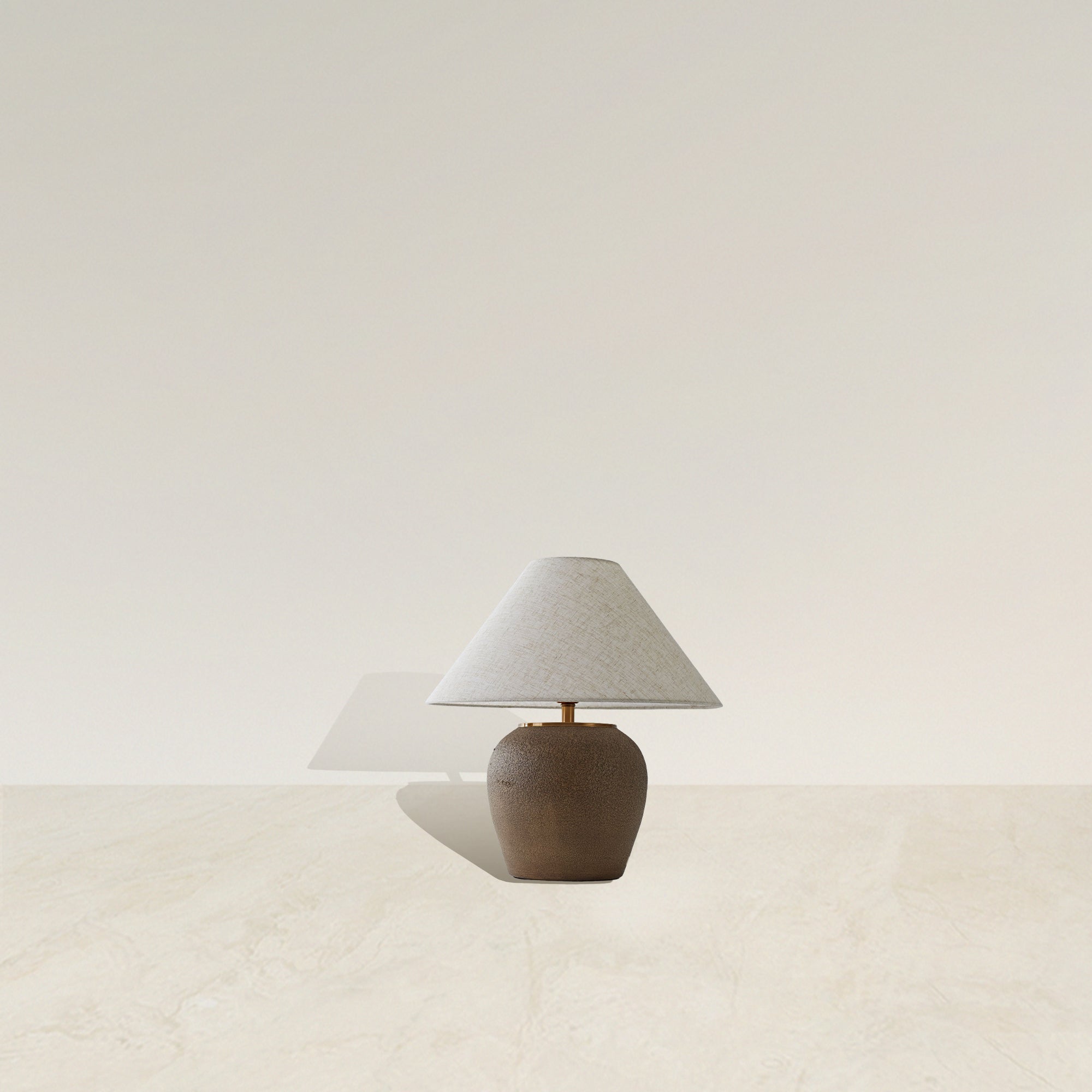 TerraGlow Table Lamp — Introducing the TerraGlow Table Lamp, a harmonious blend of natural elegance and
