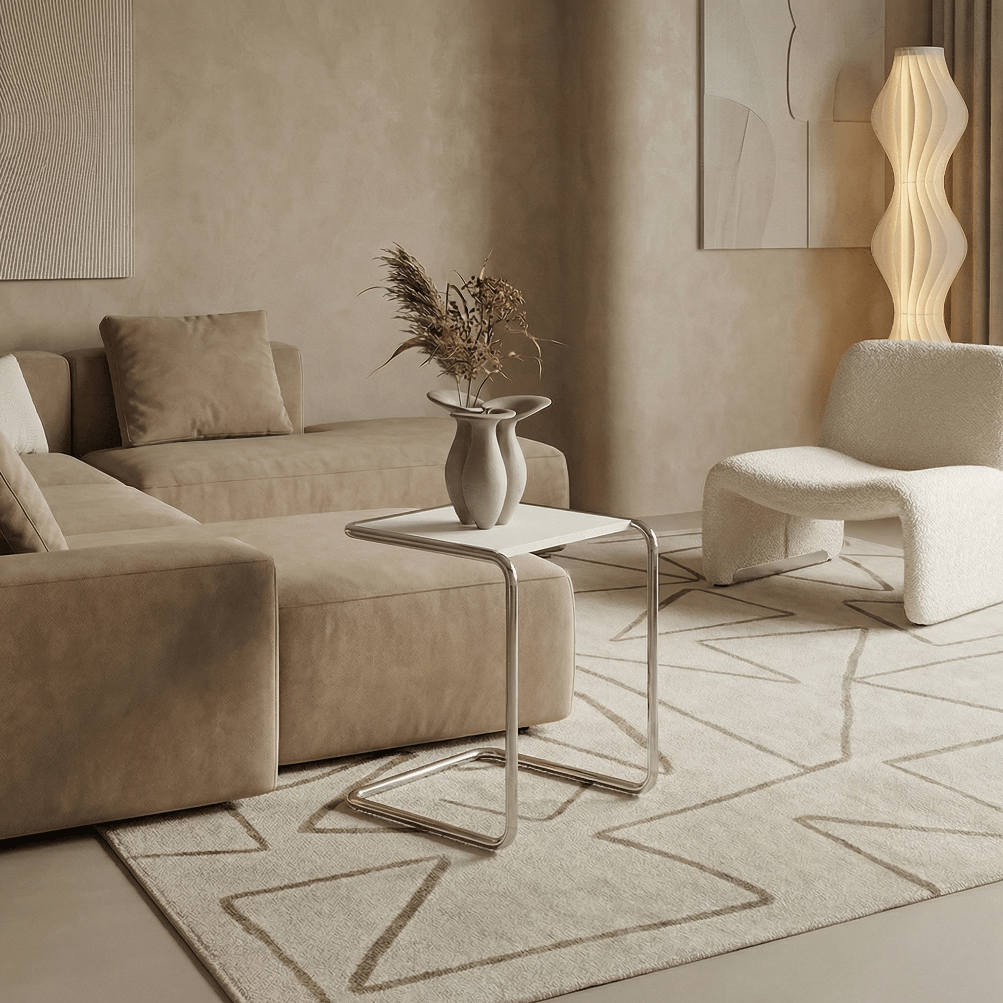 Acier Chic Coffee Table - Artspire Home