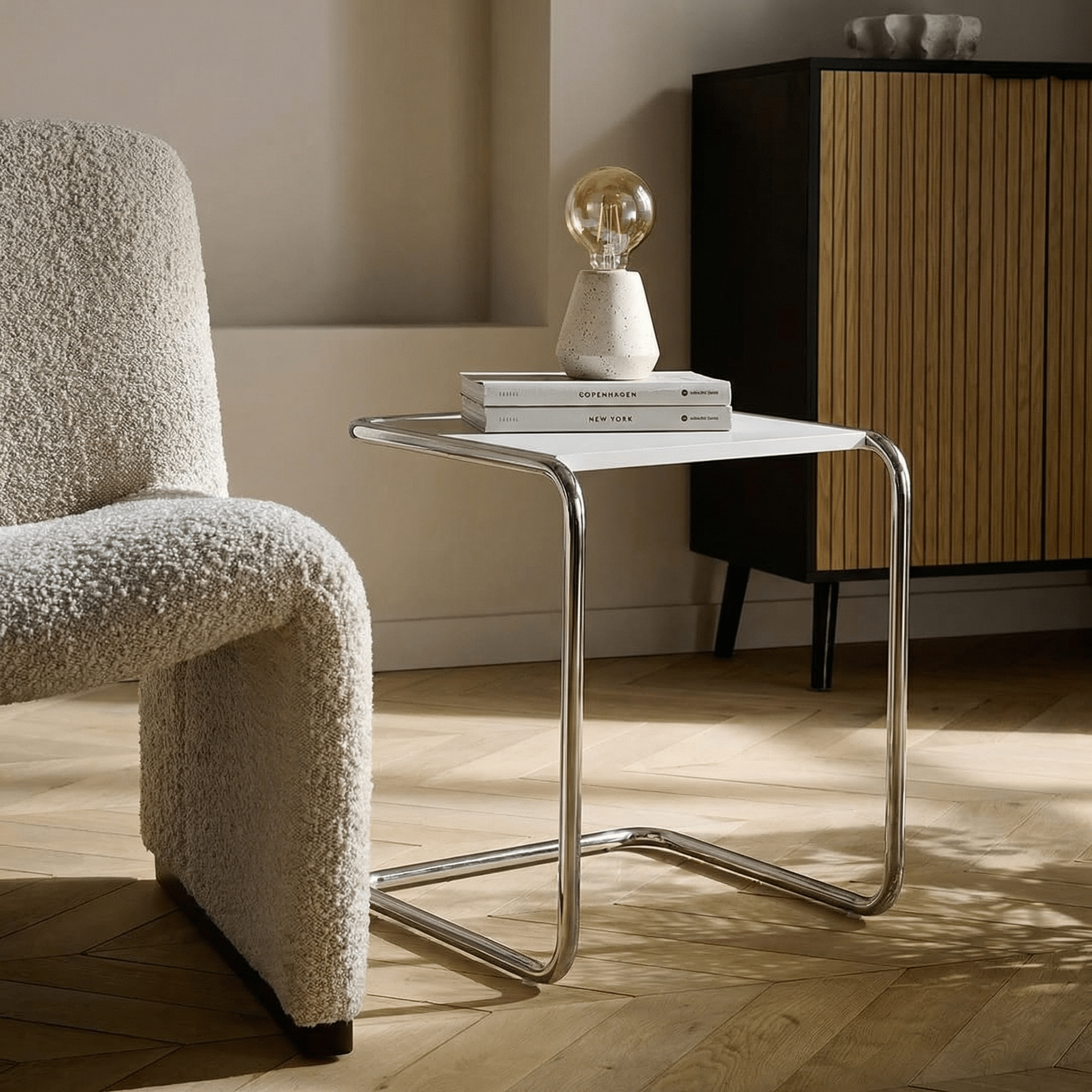 Acier Chic Coffee Table - Artspire Home