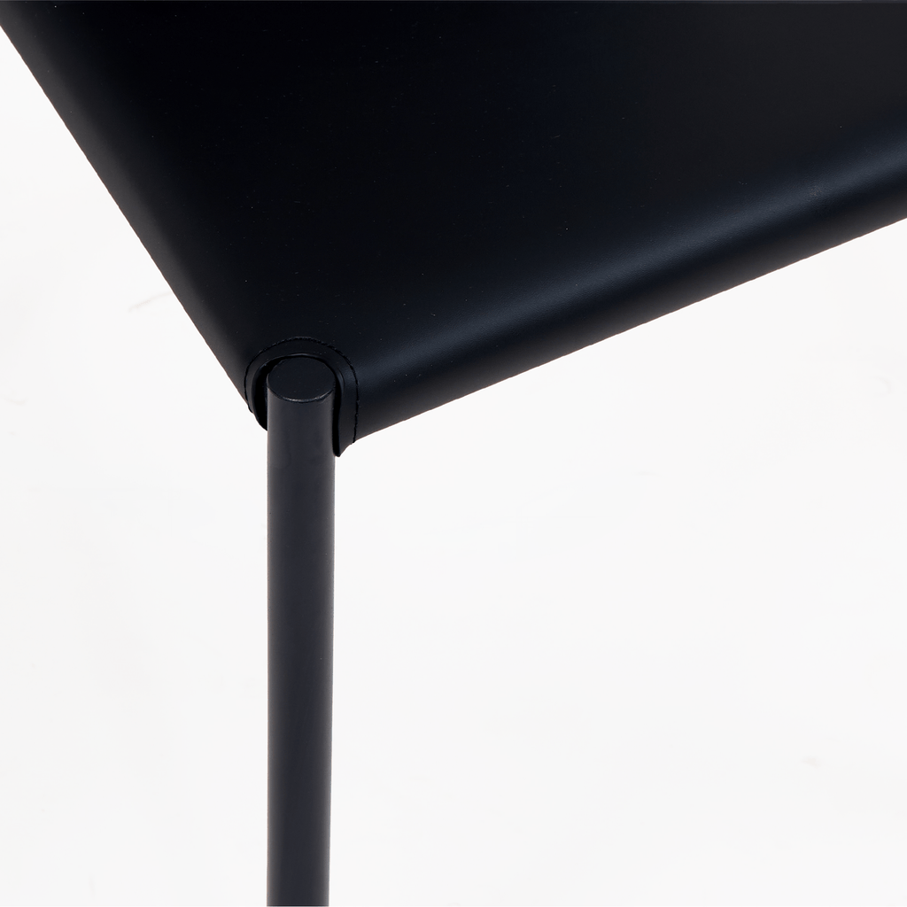 Amir Saddle Leather Chair - Saddle Dining Chair - Artspire Home