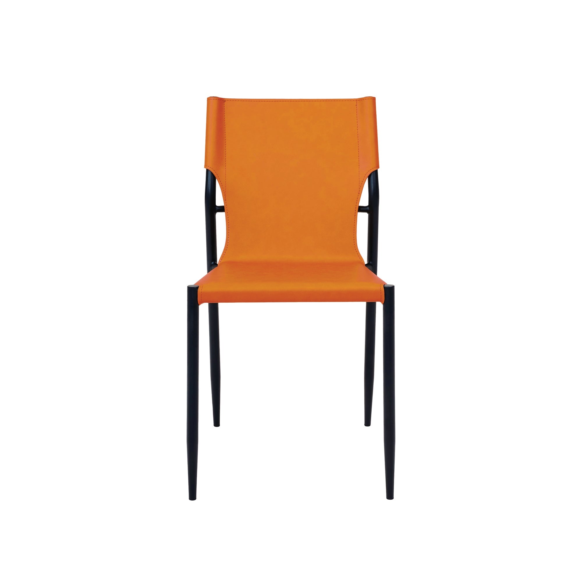 Amir Saddle Leather Chair - Saddle Dining Chair - Artspire Home
