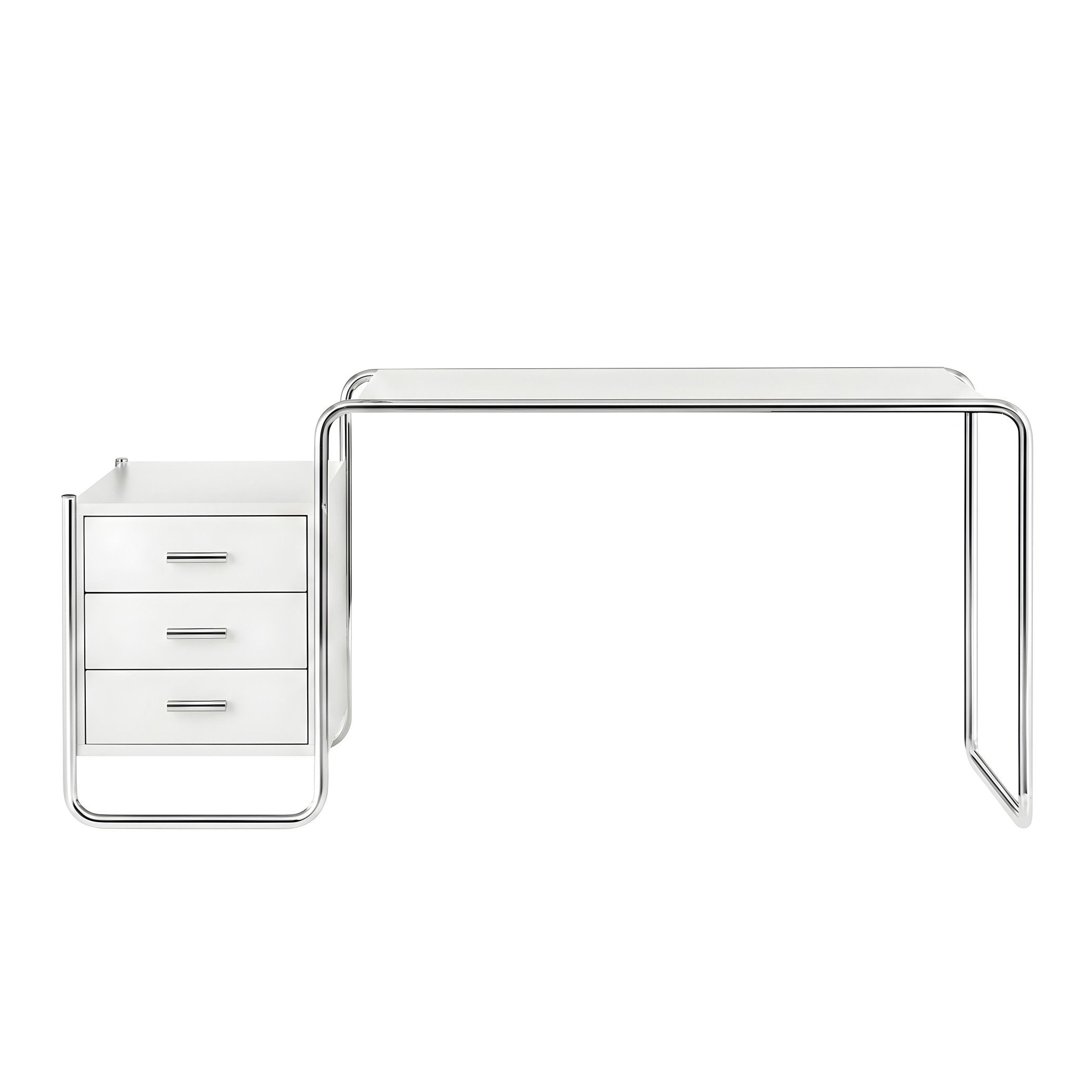 Athanasius Desk - Black Desk With Drawers In - Artspire Home