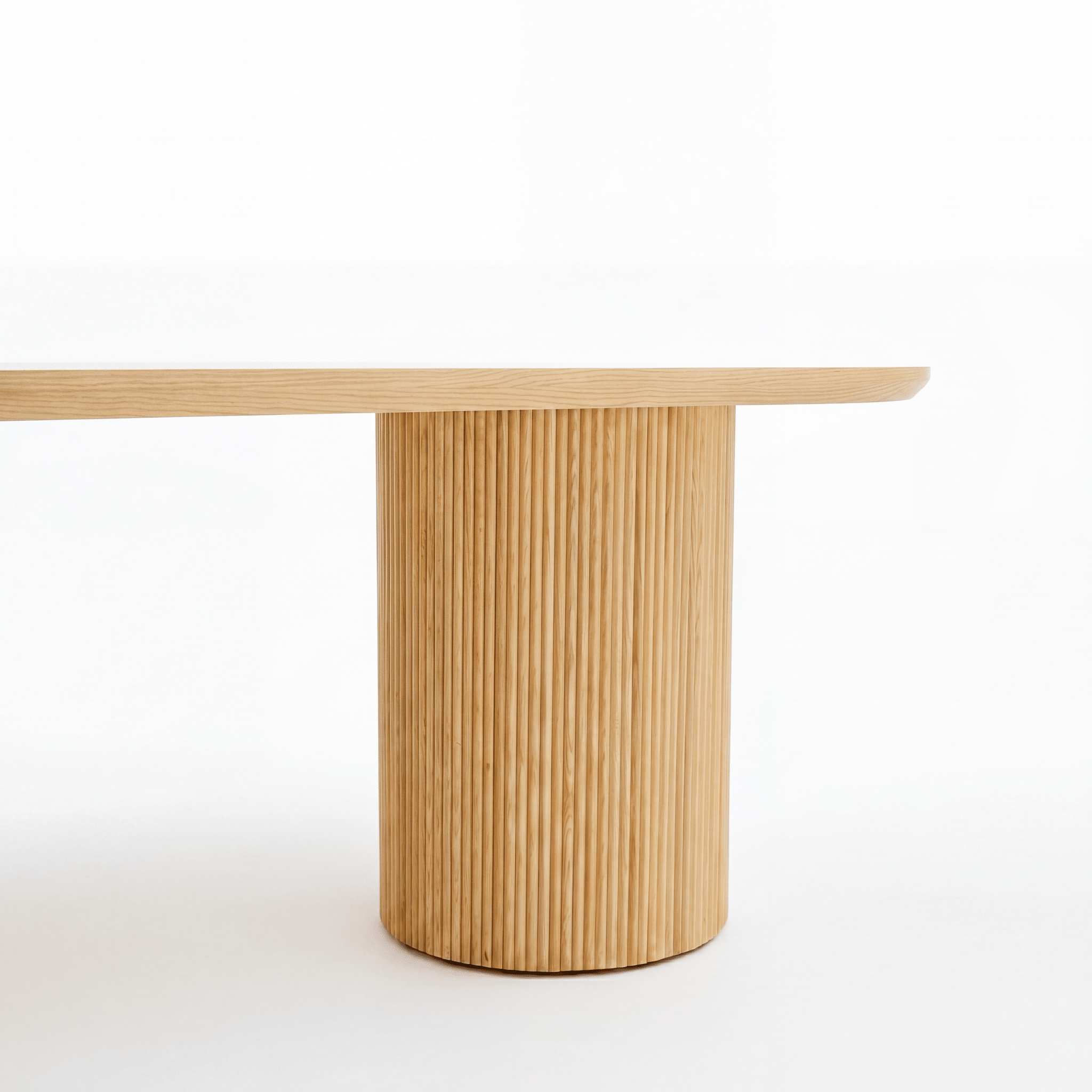 Auvindra Oval Timber Dining Table - Artspire Home