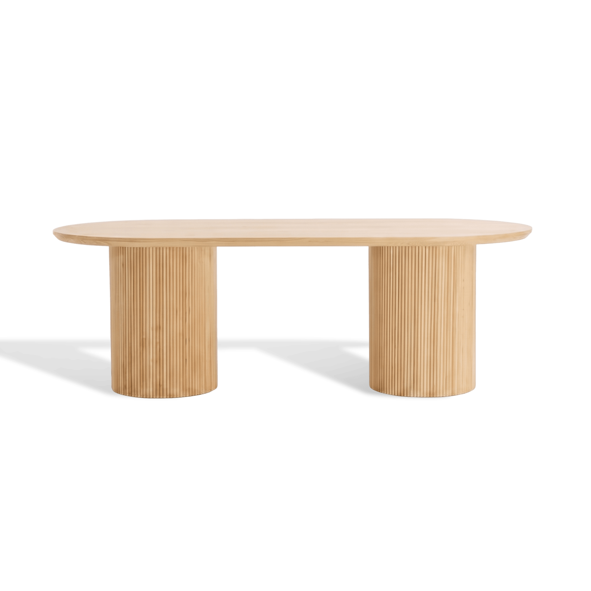 Auvindra Oval Timber Dining Table - Artspire Home