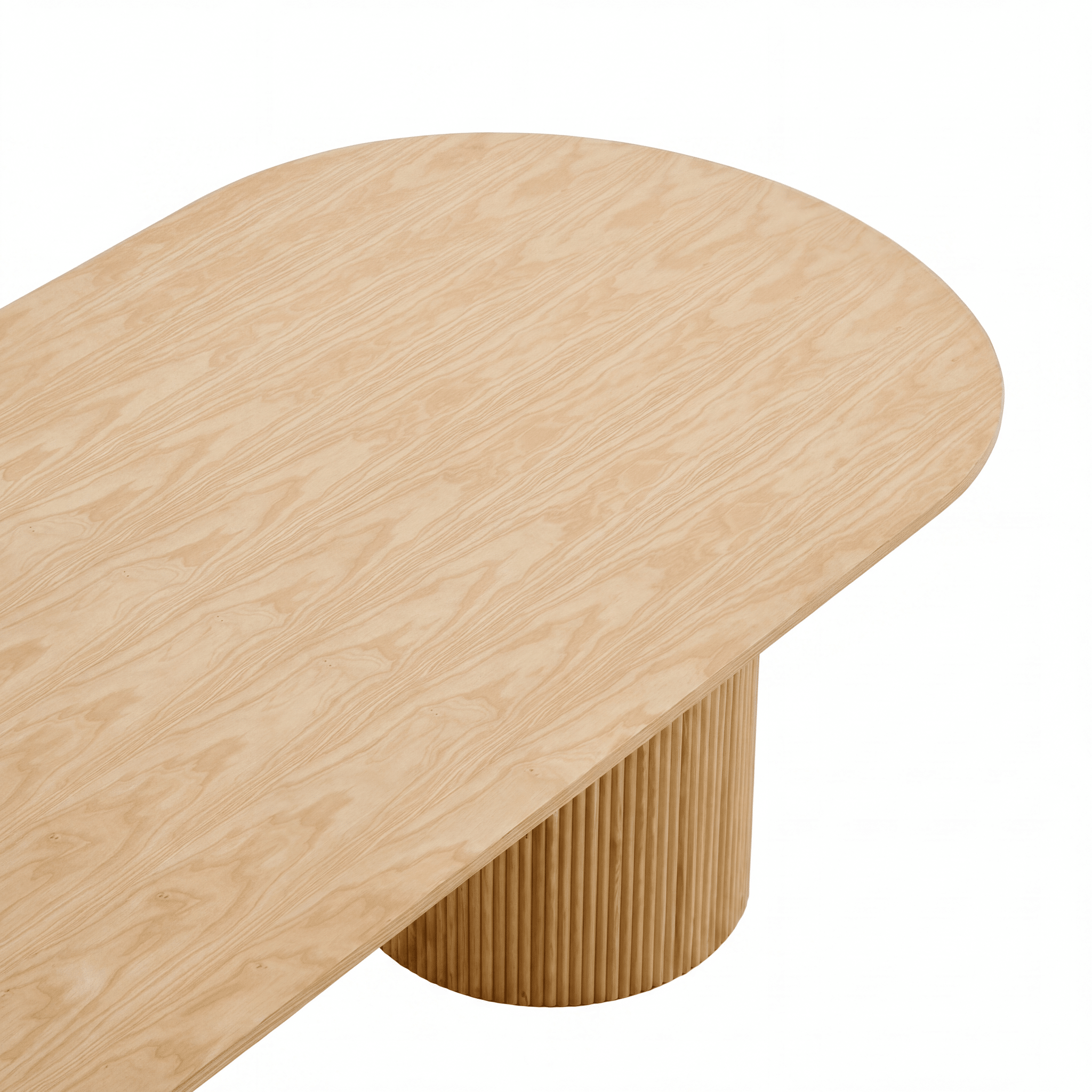 Auvindra Oval Timber Dining Table - Artspire Home