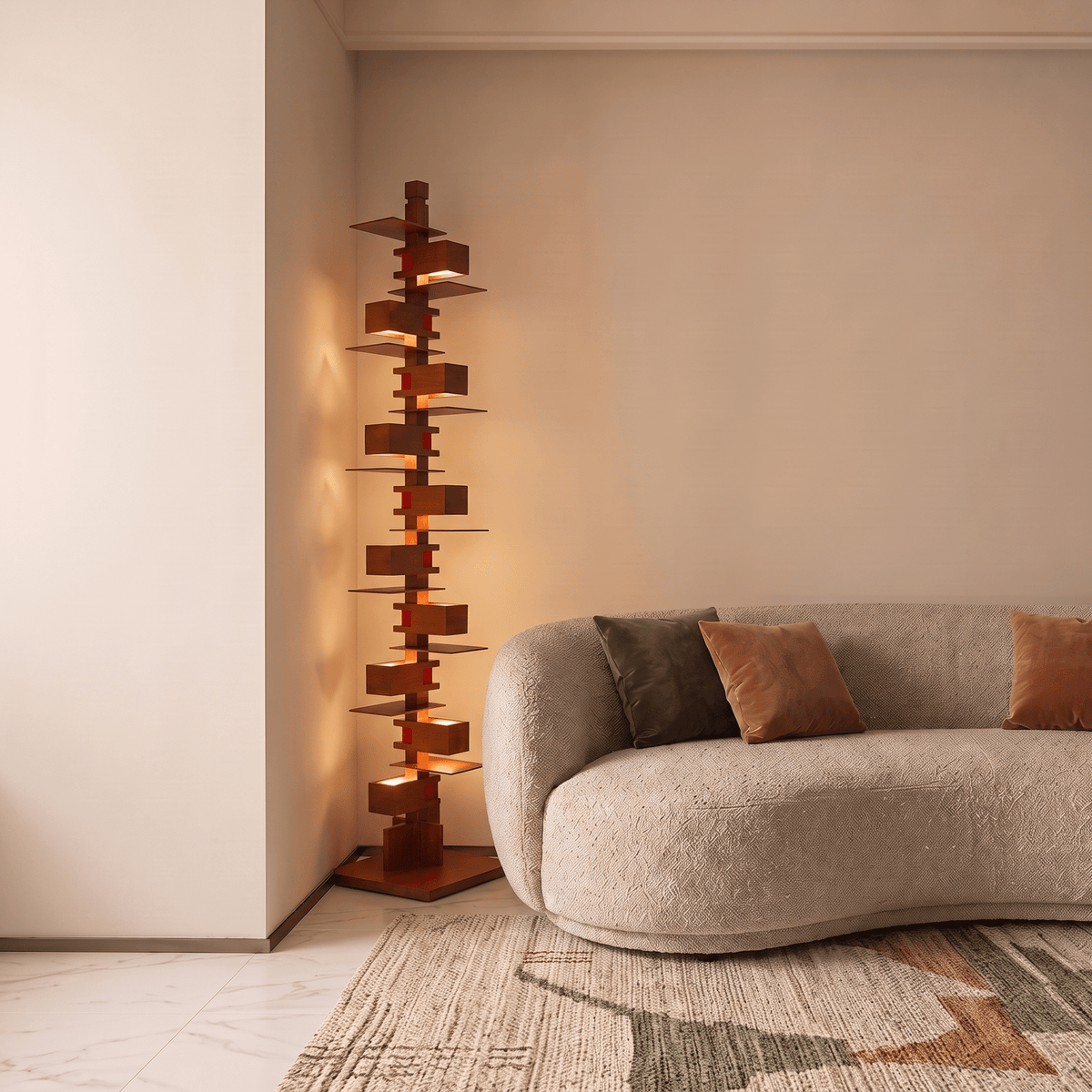 Axiswood Monument Floor Lamp - Artspire Home