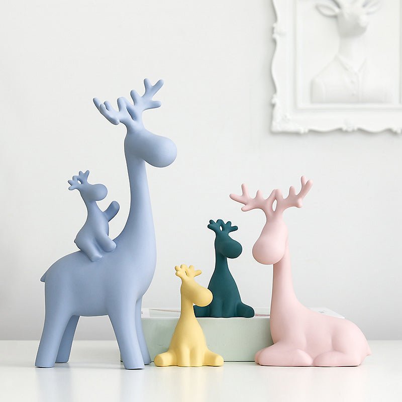 Ceramic Deer Family Set - Artspire Home