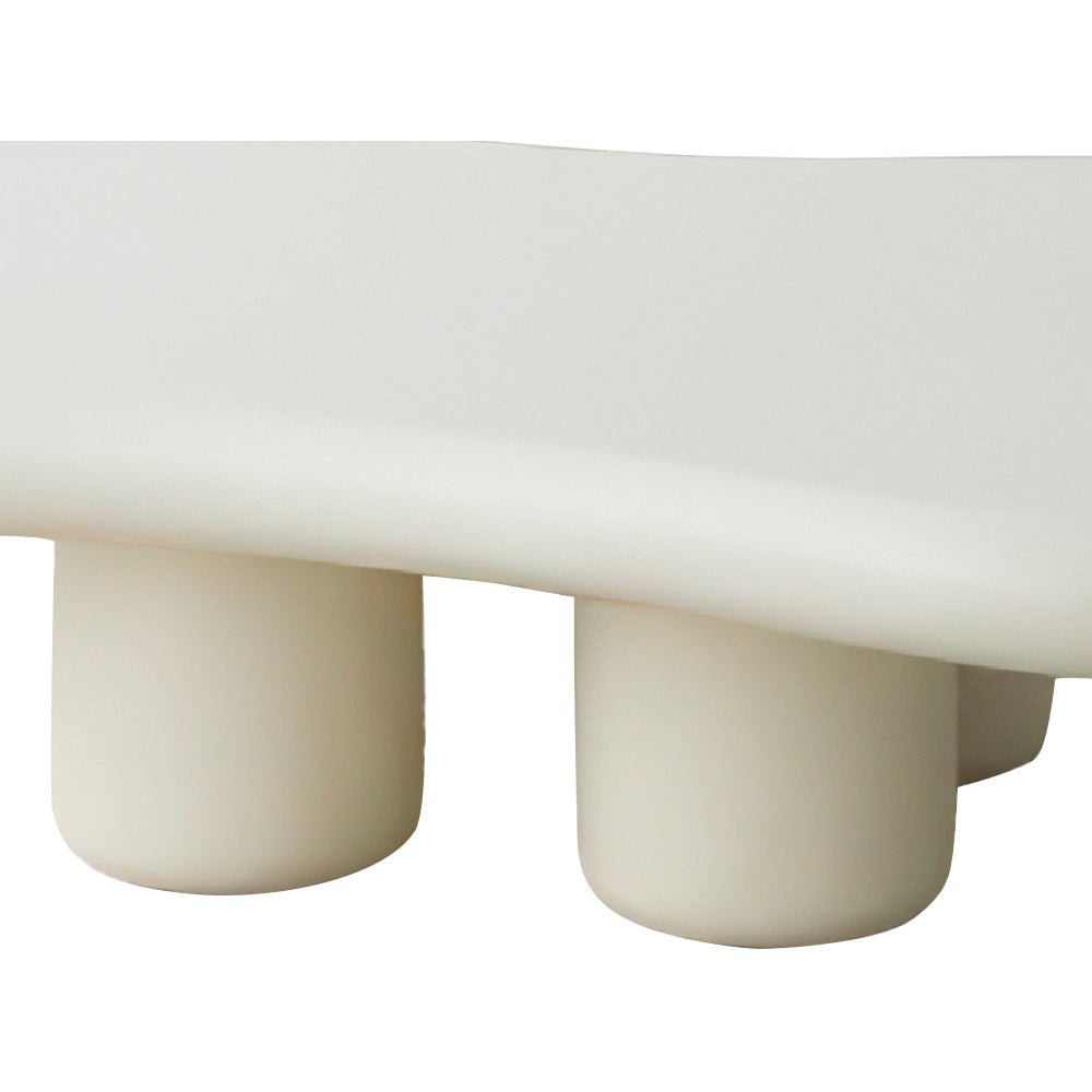 Cloud Coffee Table - White / Black - Artspire Home