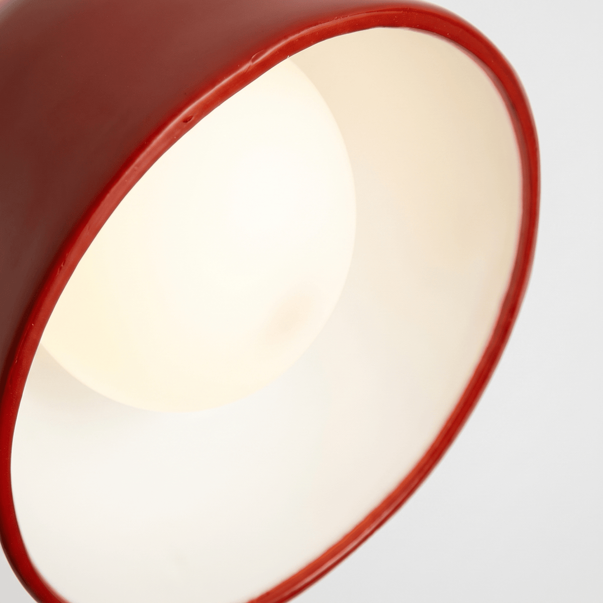 Crimson Pivot Halo Table Lamp - Artspire Home