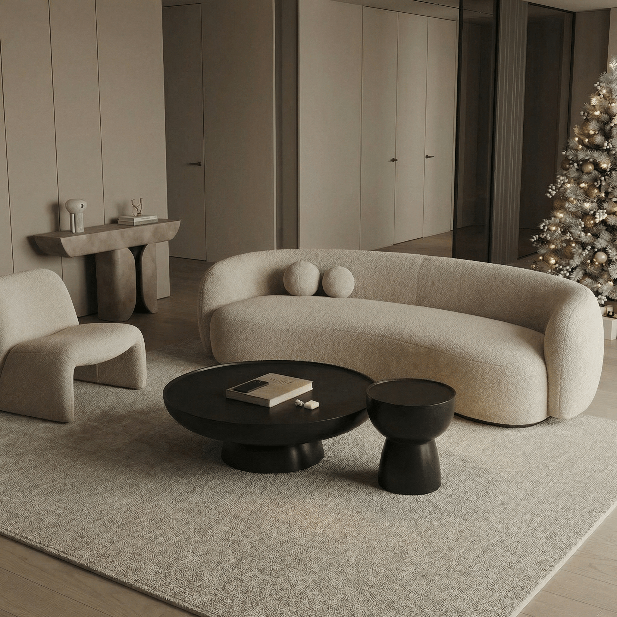 Ebony Orbit Coffee Table - Artspire Home