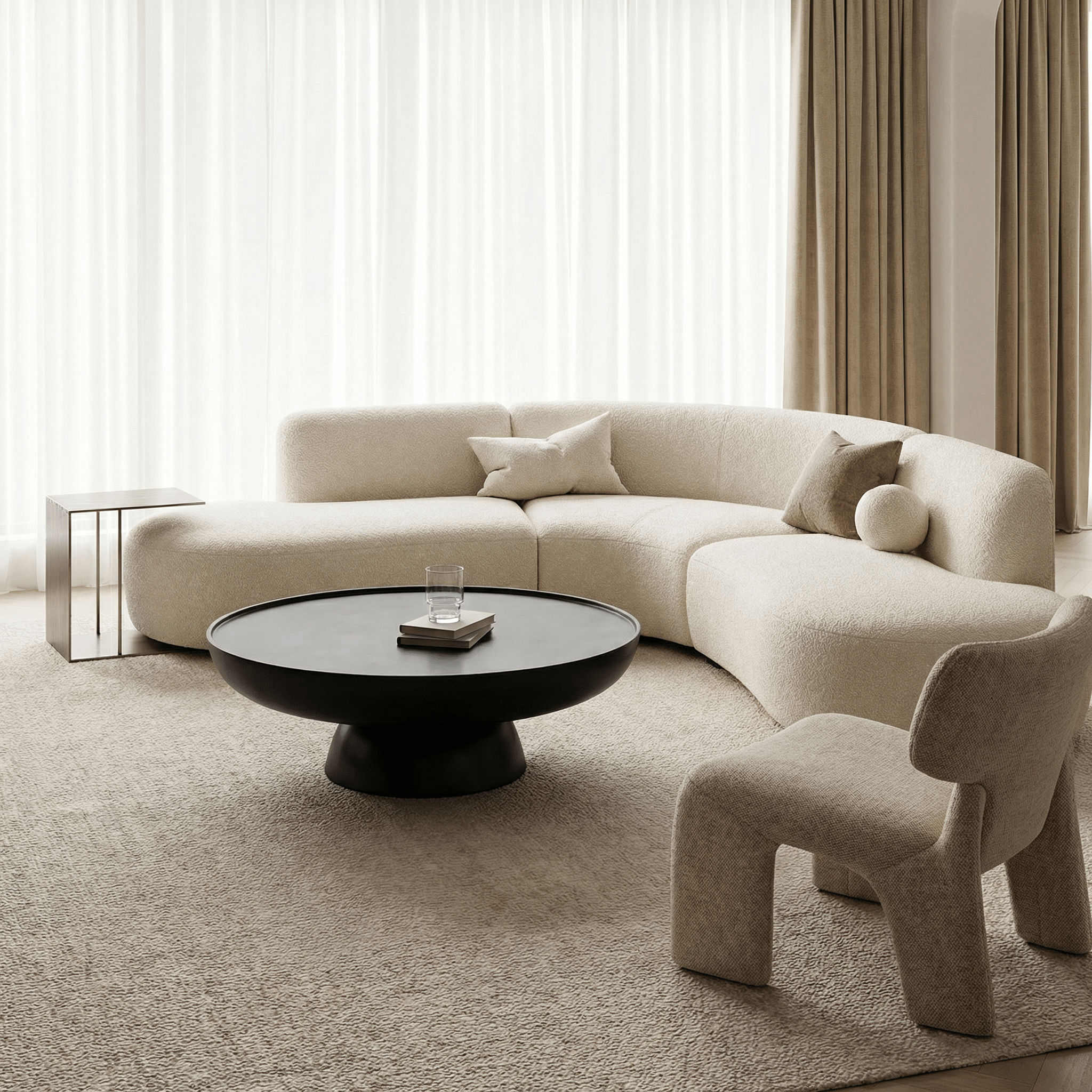 Ebony Orbit Coffee Table - Artspire Home