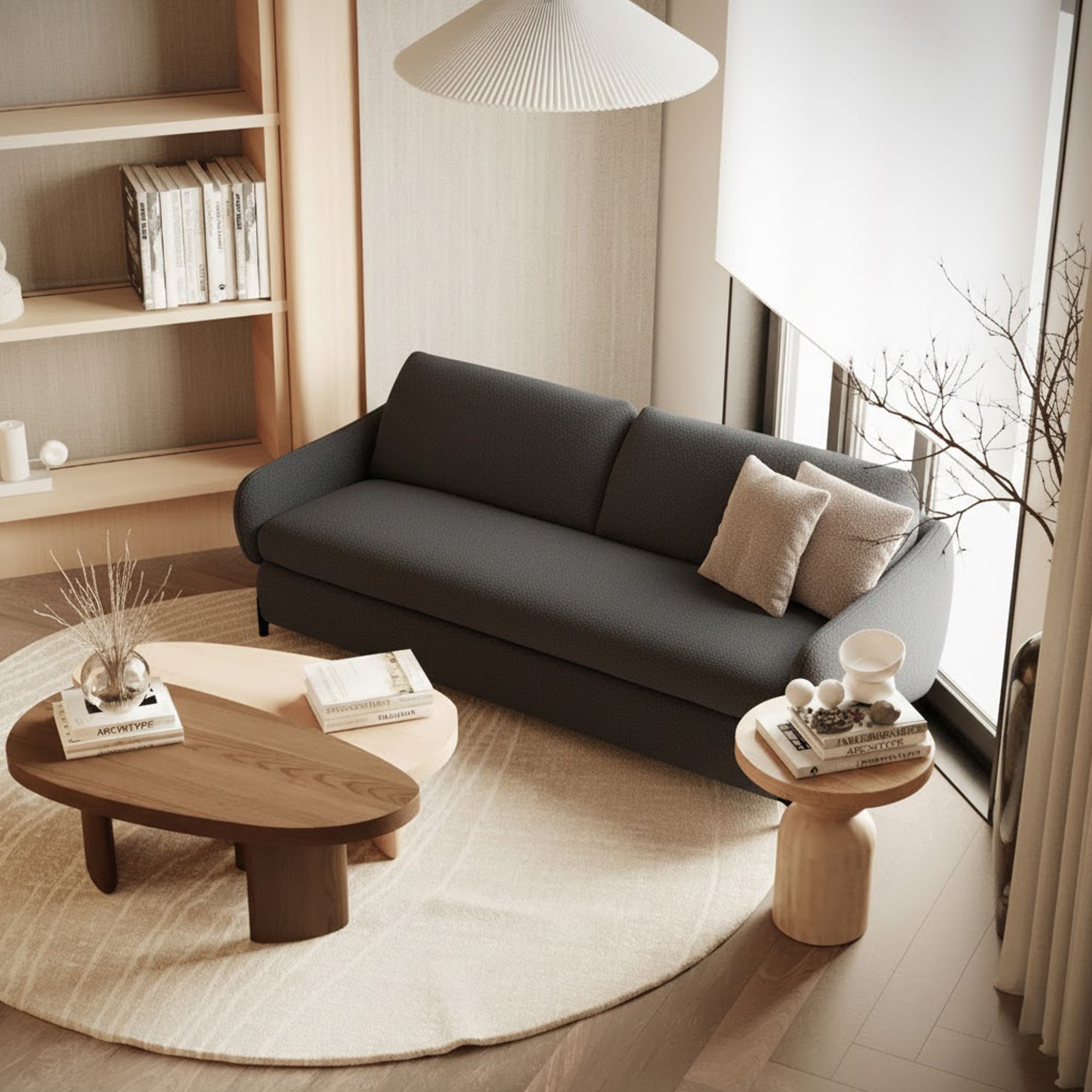 Eden Charcoal Sofa - Artspire Home