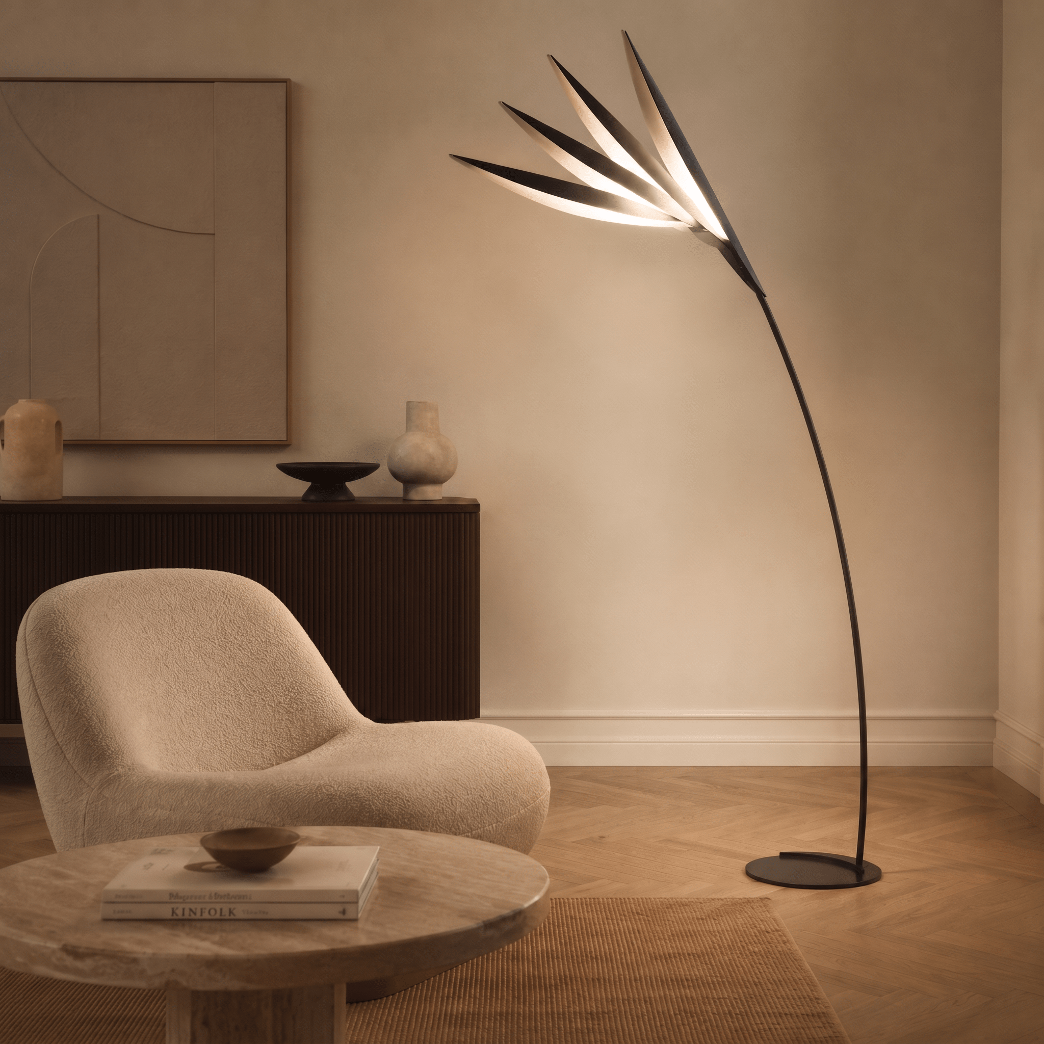 Fan Floor Lamp - Artspire Home