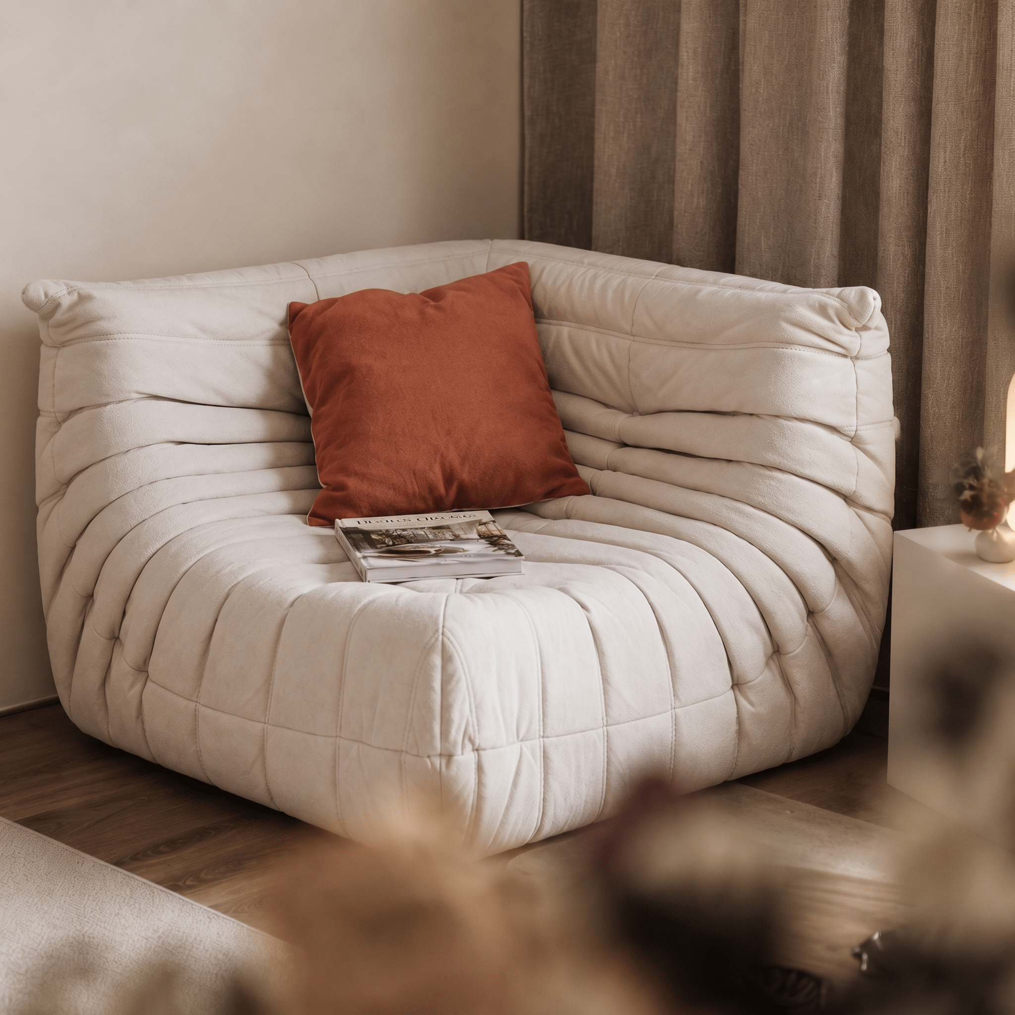Fireside Corner Sofa - Replica Togo Sofa - Artspire Home