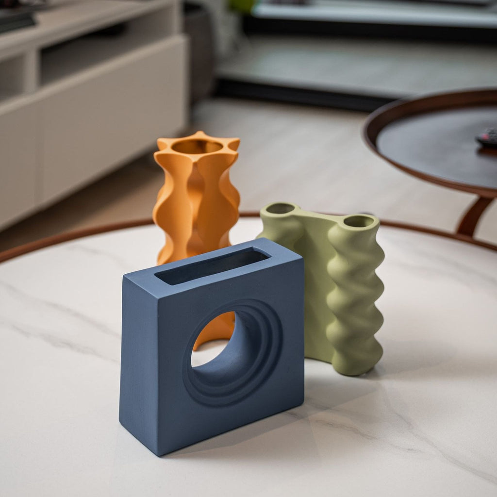 Geometric Flower Planters - Artspire Home