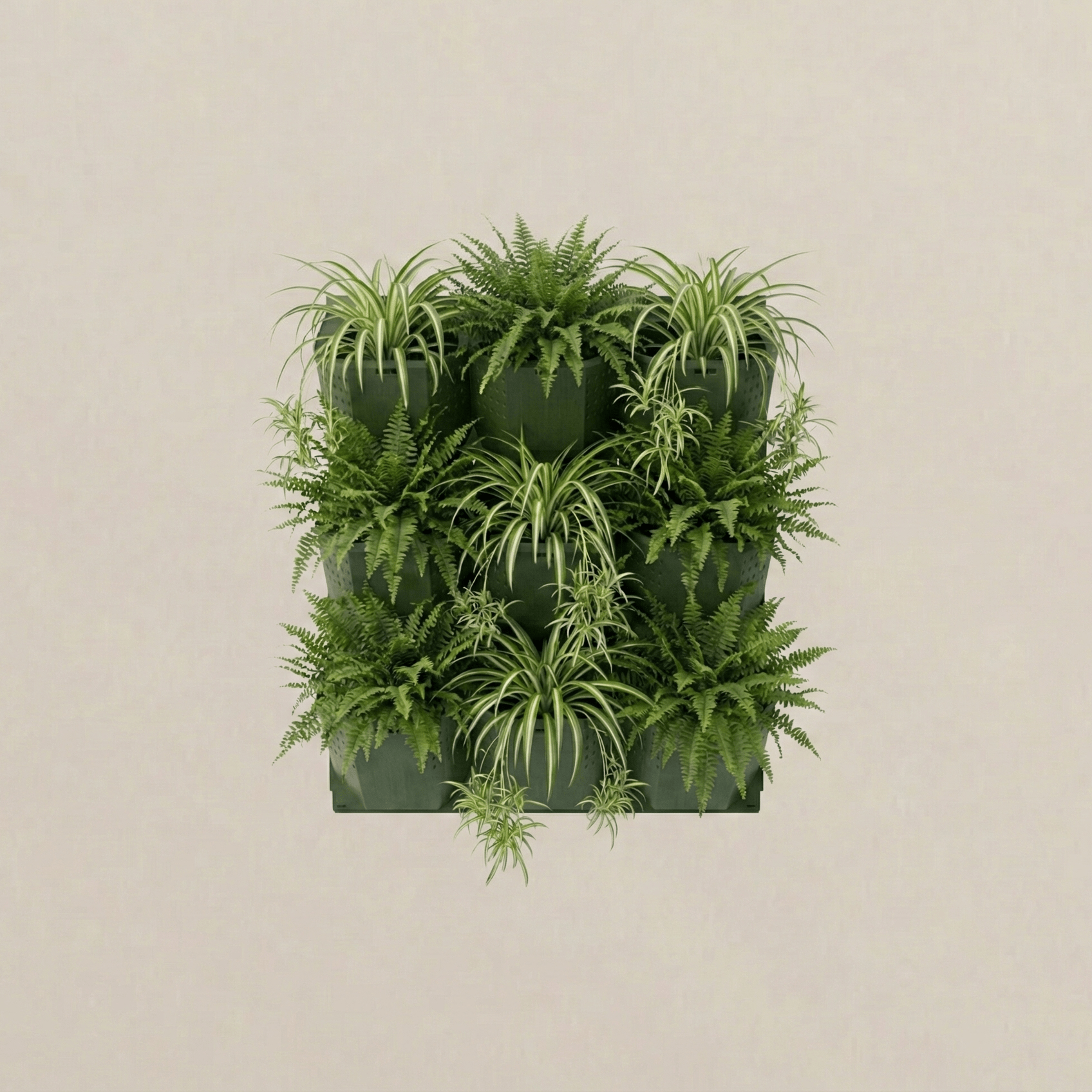Green Wall Vertical Modular Planting Kit - 3 Pot - Artspire Home