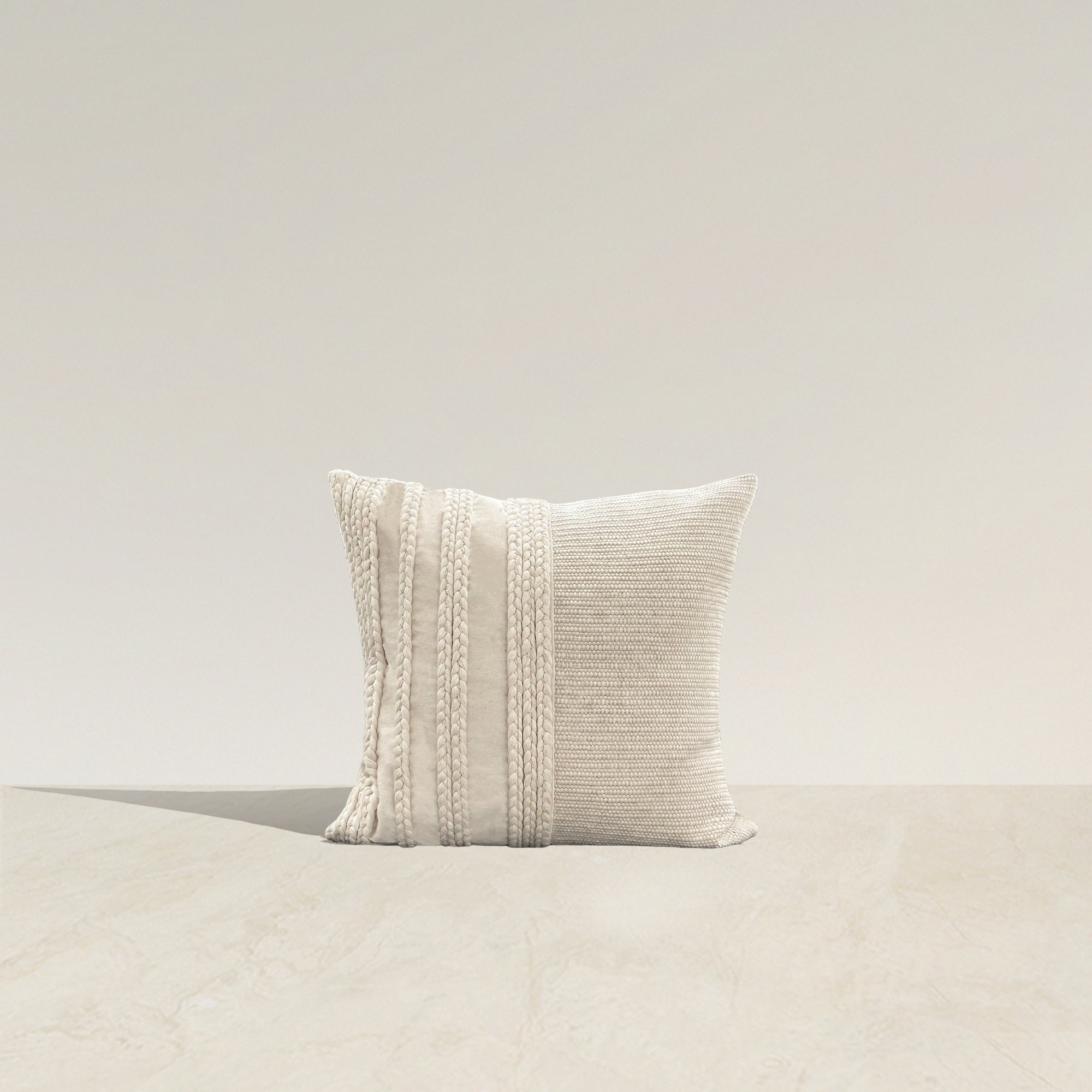 Ivory Weave Cushion - Artspire Home